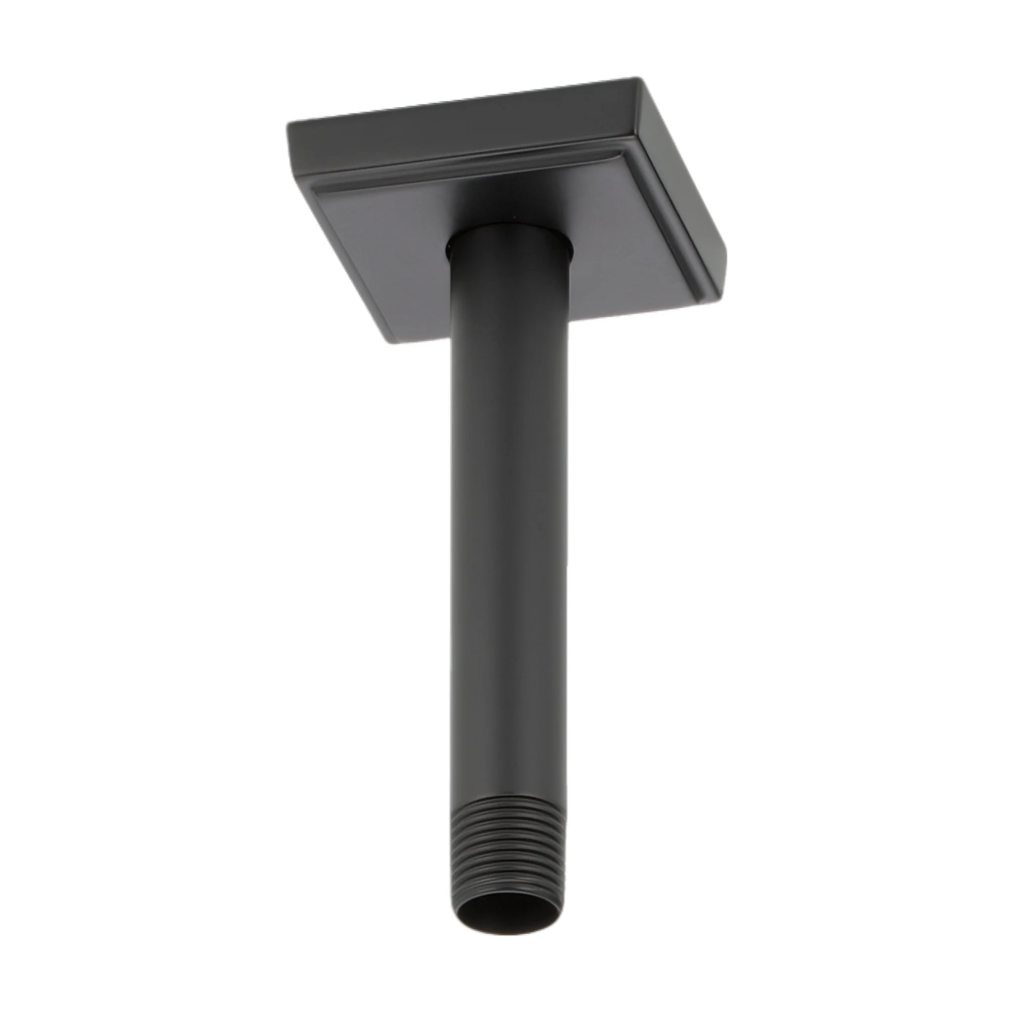 6-INCH CEILING MOUNT SHOWER ARM AND FLANGE WITH SQUARE BASE