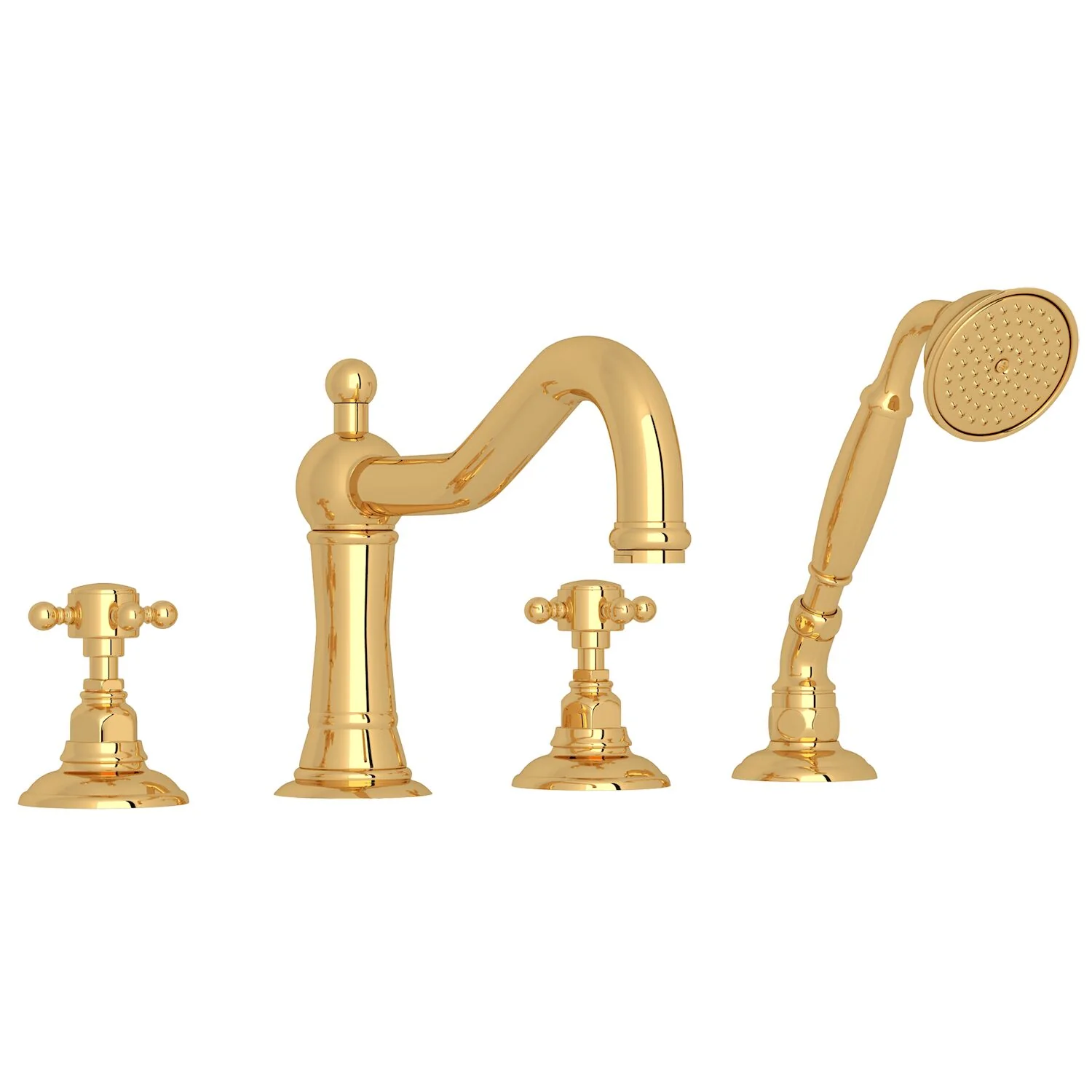 ACQUI® 4-HOLE DECK MOUNT TUB FILLER (CROSS HANDLE) - Image 4