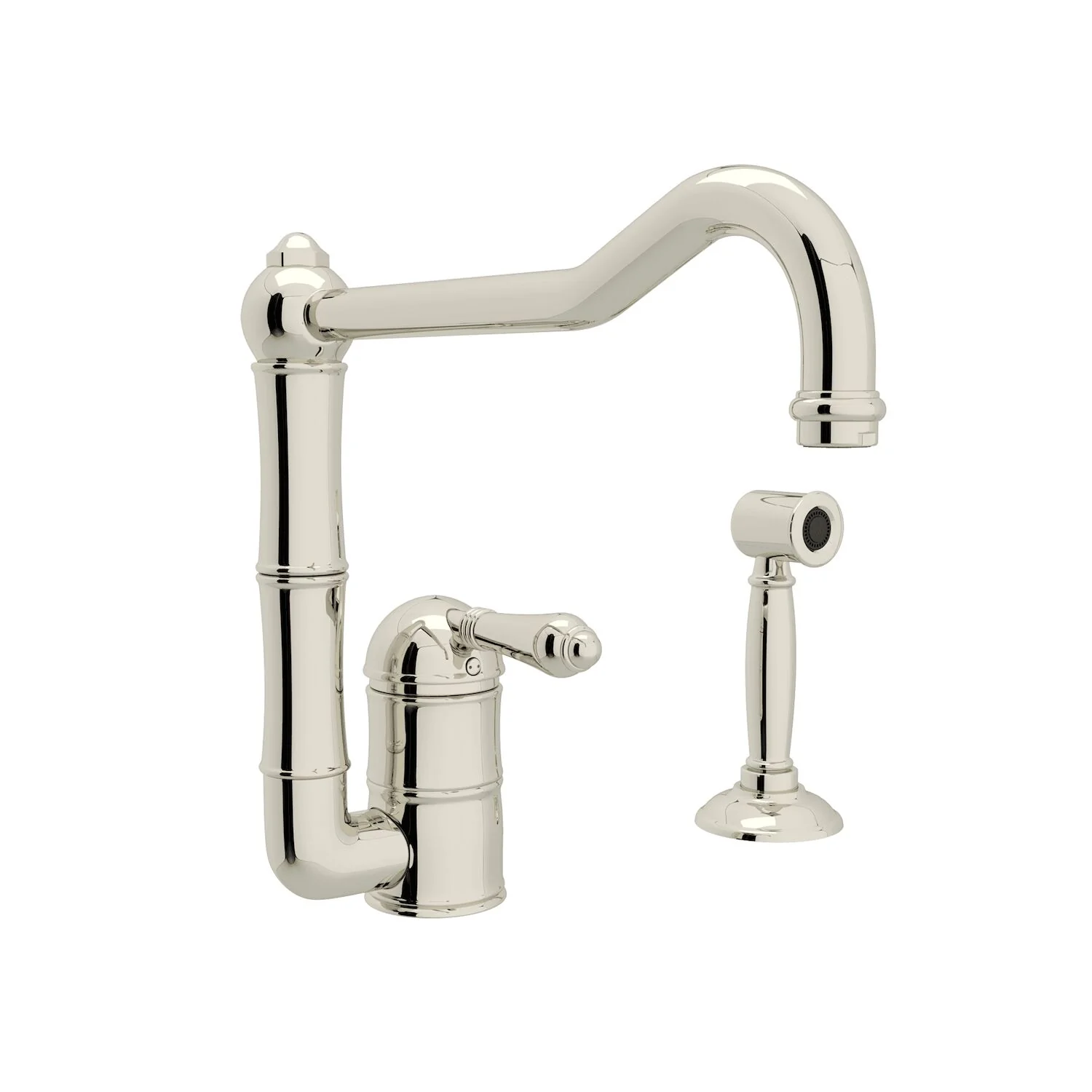 ACQUI® EXTENDED SPOUT KITCHEN FAUCET WITH SIDE SPRAY (LEVER HANDLE) - Image 3