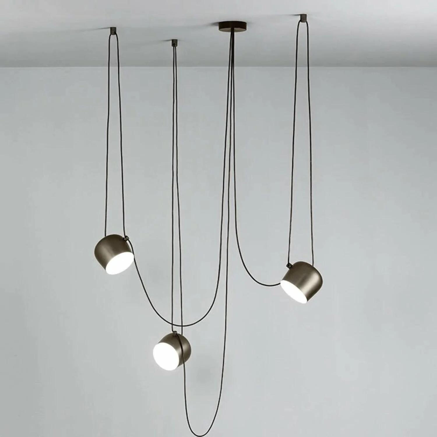 AIM SMALL - LED PENDANT LIGHT (SET OF 3 WITH MULTICANOPY) BY RONAN AND ERWAN BOUROULLEC - Image 2