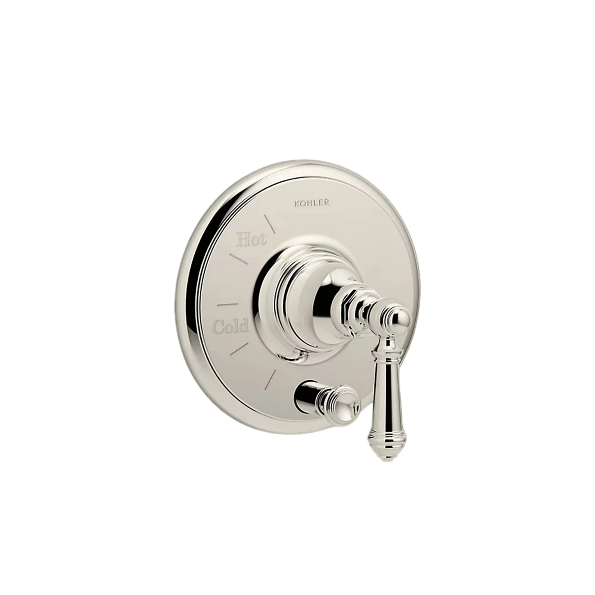 ARTIFACTS® RITE-TEMP PRESSURE-BALANCING VALVE TRIM WITH PUSH-BUTTON DIVERTER AND LEVER HANDLE - Image 2