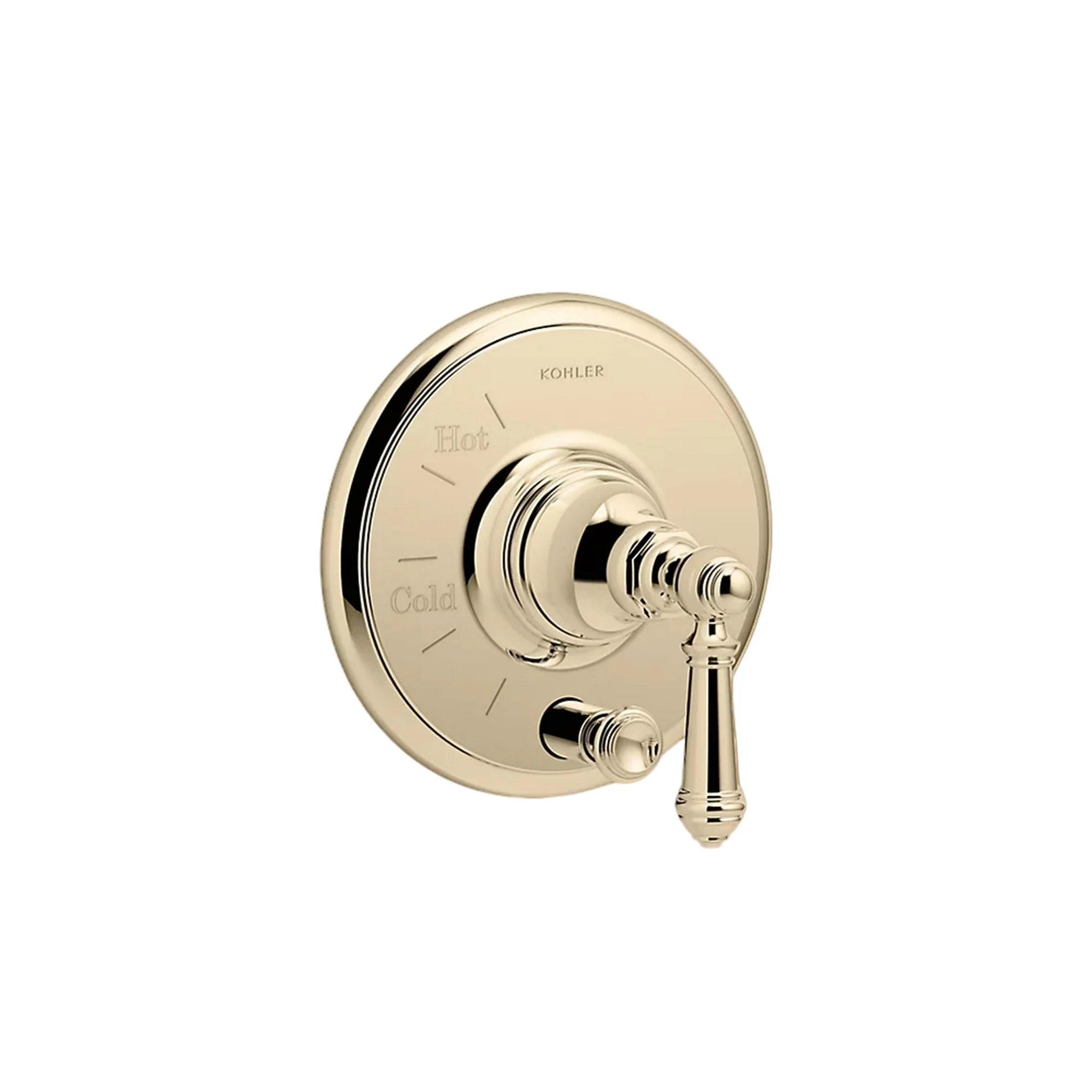 ARTIFACTS® RITE-TEMP PRESSURE-BALANCING VALVE TRIM WITH PUSH-BUTTON DIVERTER AND LEVER HANDLE - Image 4