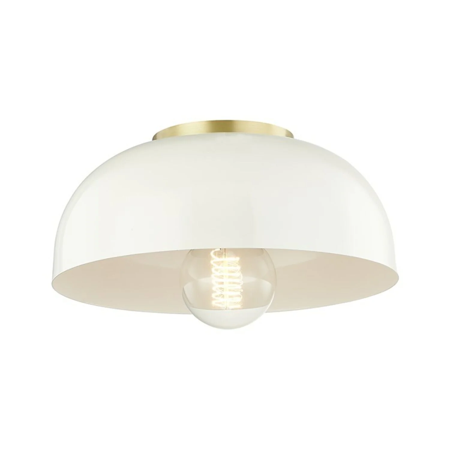 AVERY 1-LIGHT SMALL SEMI FLUSH LIGHT, H199501S