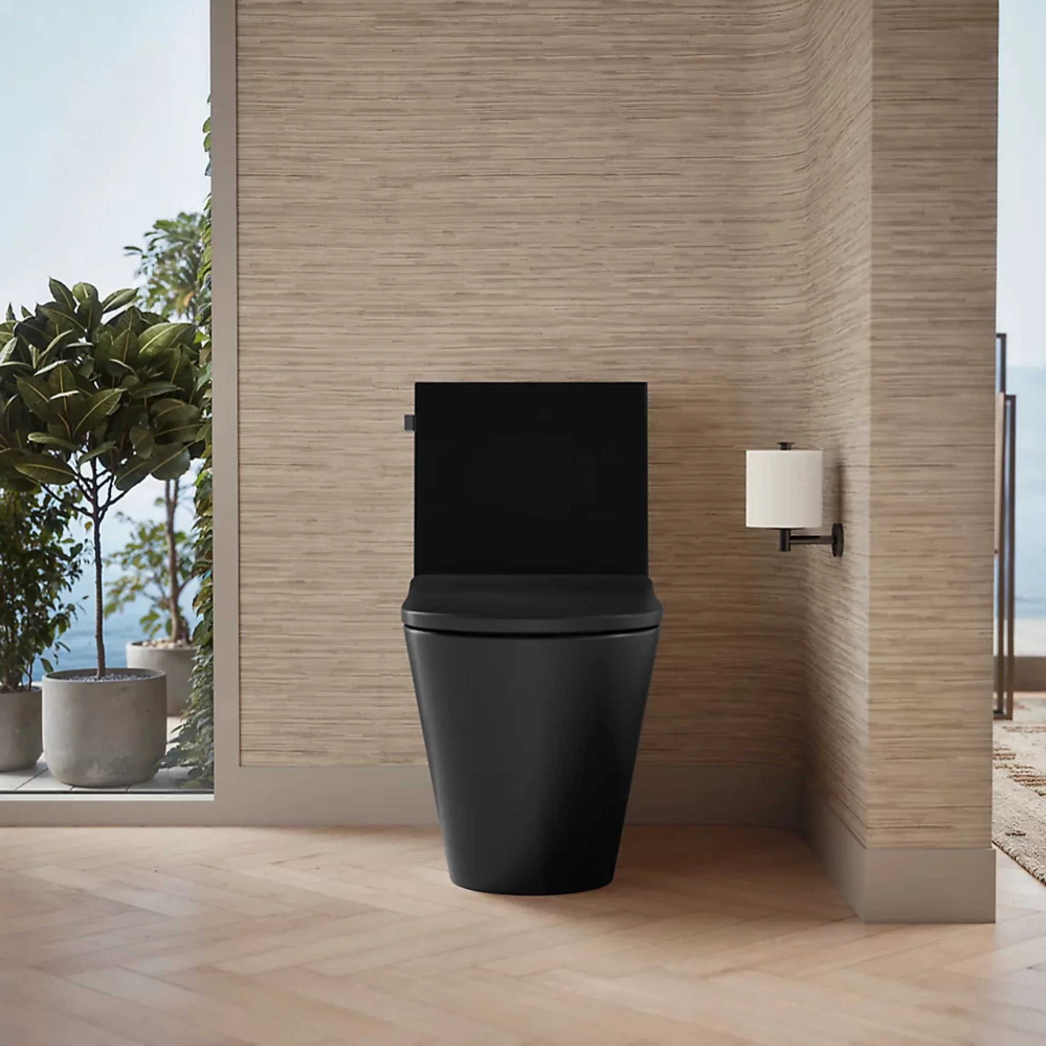BRAZN ONE-PIECE ELONGATED TOILET WITH SKIRTED TRAPWAY AND DUAL-FLUSH - Image 11