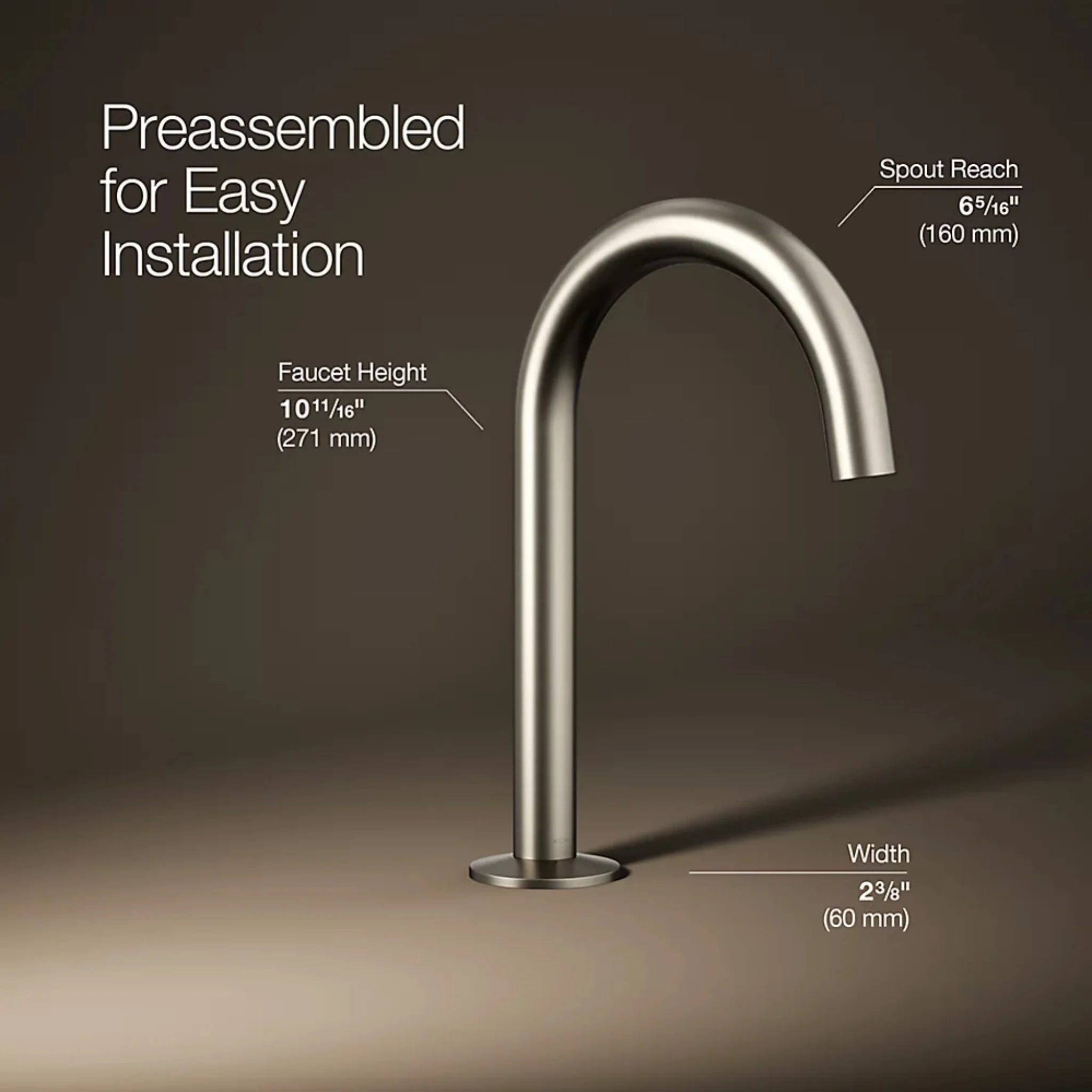 COMPONENTS BATHROOM SINK FAUCET SPOUT WITH TUBE DESIGN - Image 31