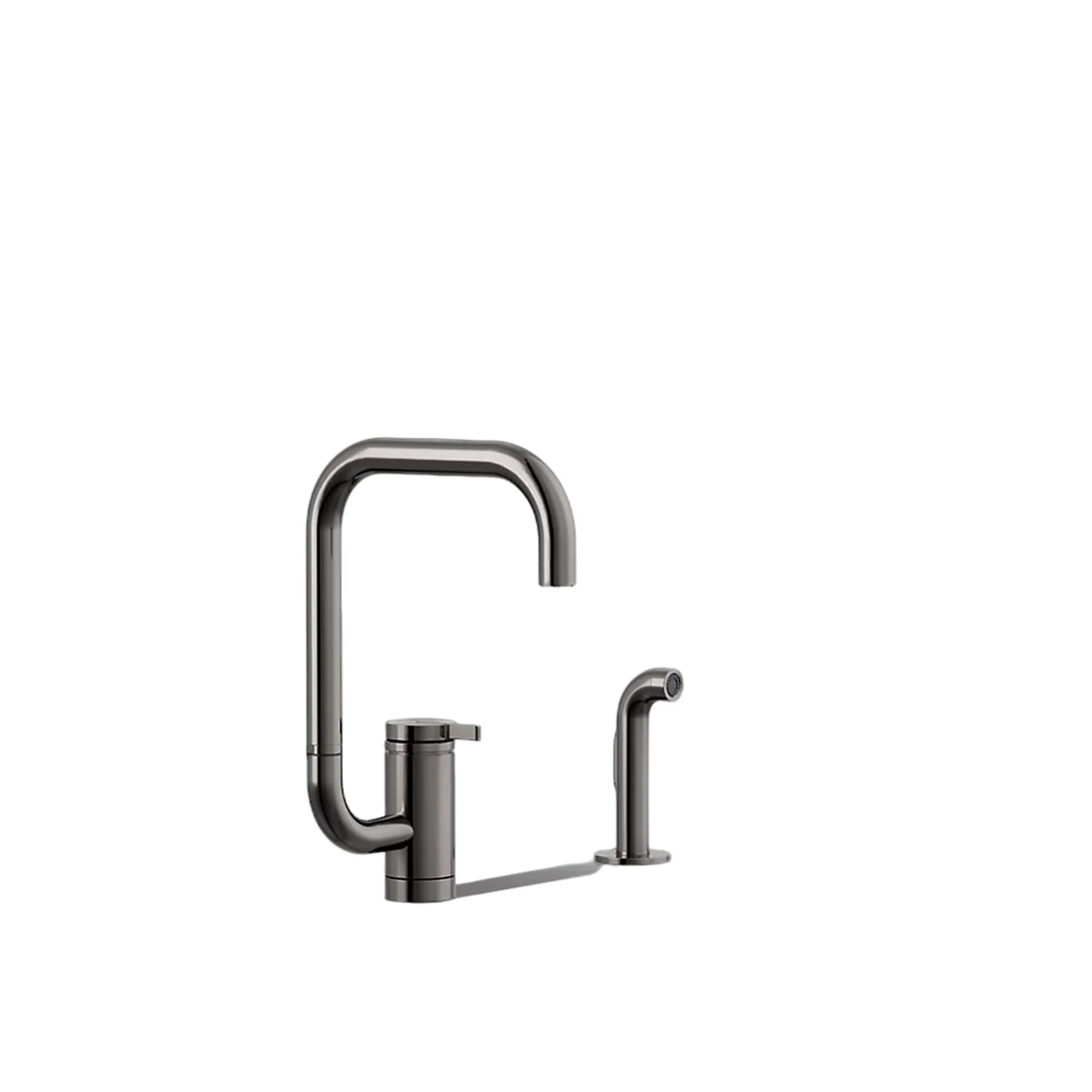 COMPONENTS® SINGLE-HANDLE KITCHEN SINK FAUCET WITH TWO-FUNCTION EXTENDED-REACH SQUARE SPOUT AND SIDE SPRAYER - Image 6