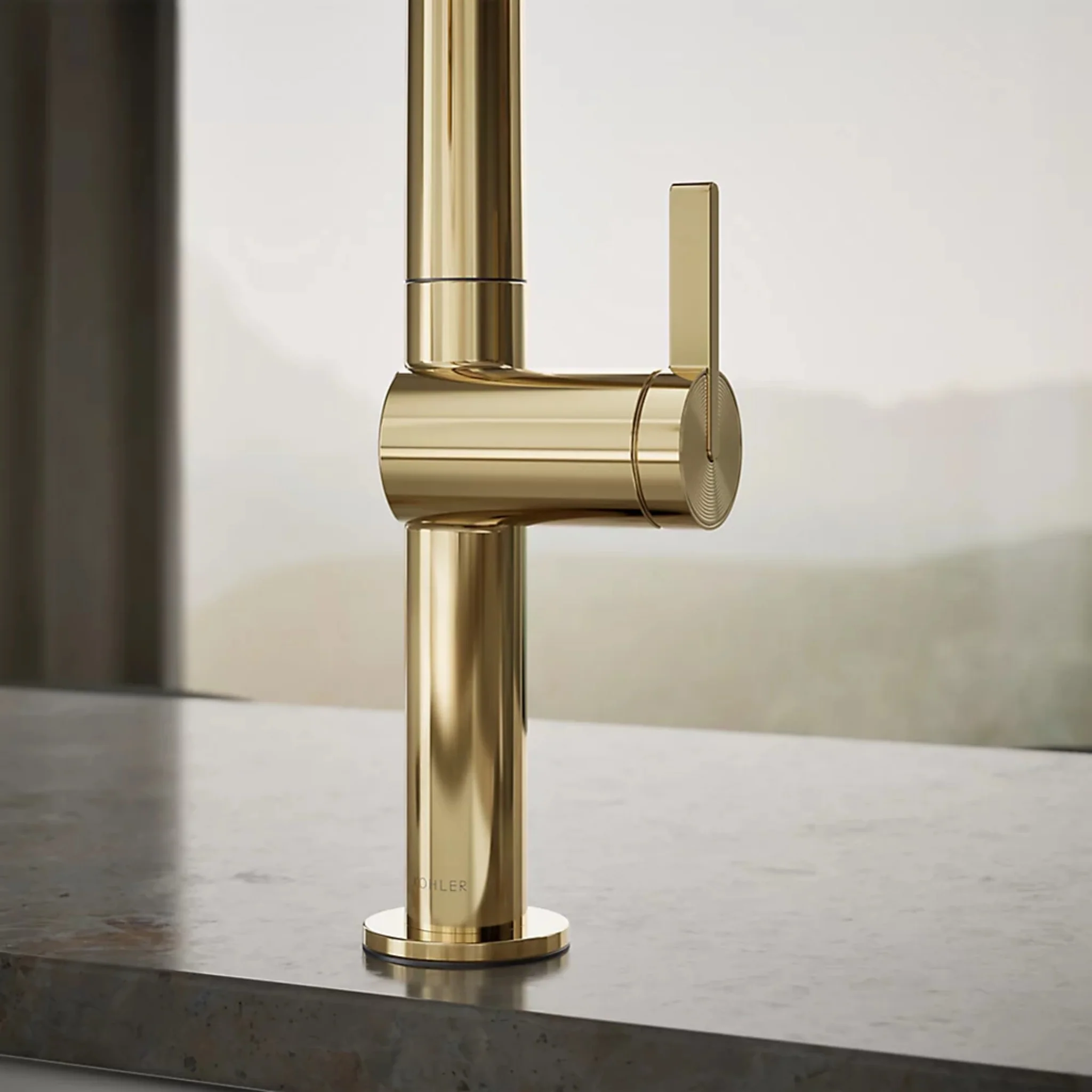 COMPONENTS® SQUARE SPOUT PULL-DOWN KITCHEN SINK FAUCET WITH TWO-FUNCTION SPRAYHEAD - Image 12