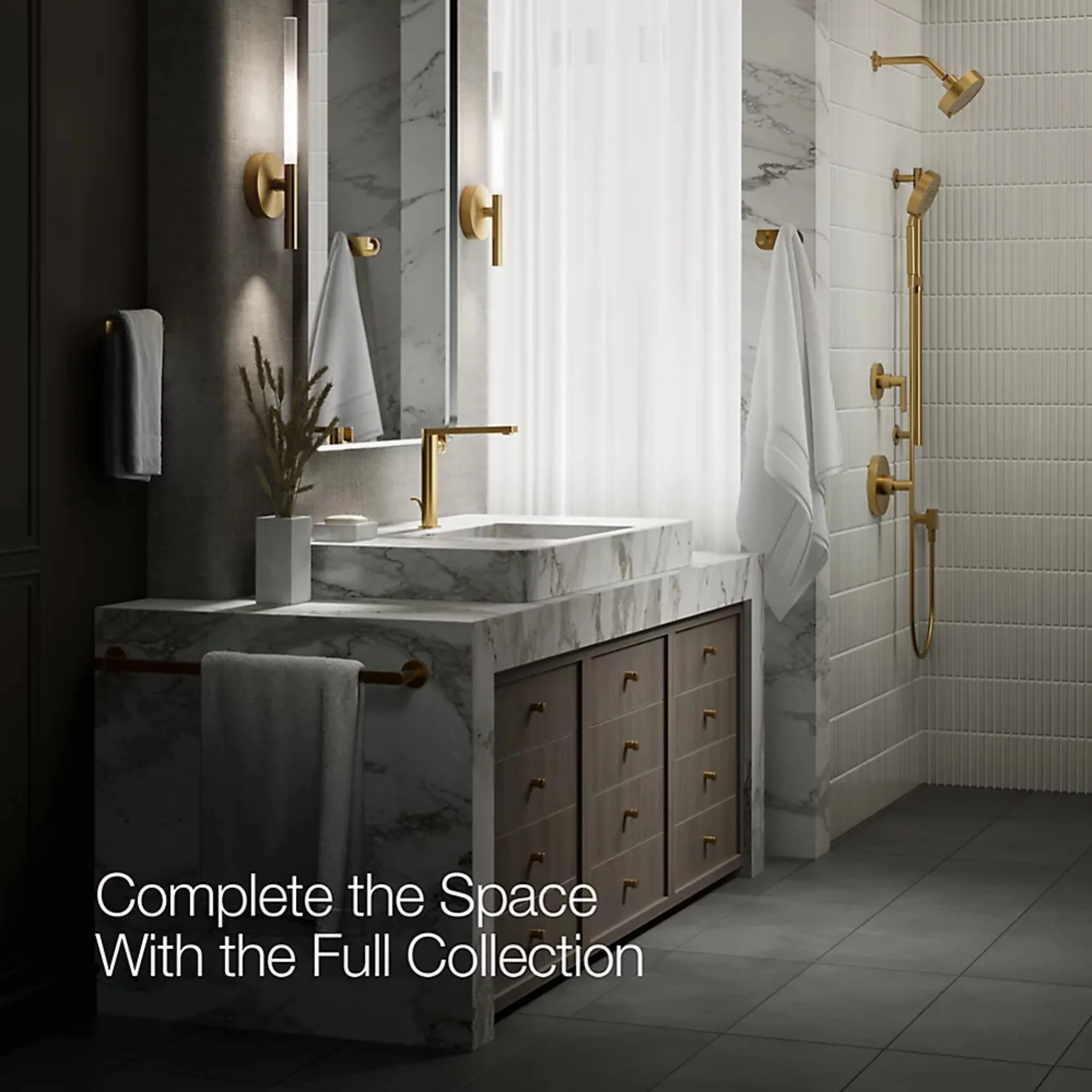 COMPOSED TALL SINGLE-HANDLE BATHROOM SINK FAUCET WITH LEVER HANDLE - Image 30
