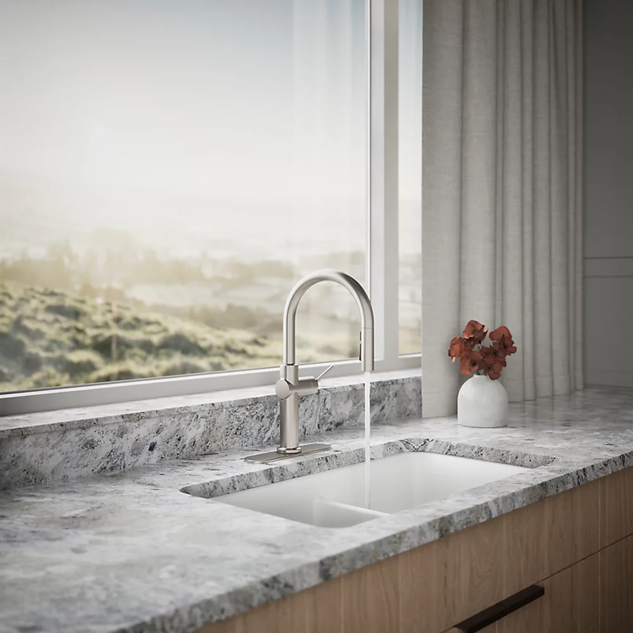 CRUE® PULL-DOWN SINGLE-HANDLE KITCHEN SINK FAUCET - Image 8