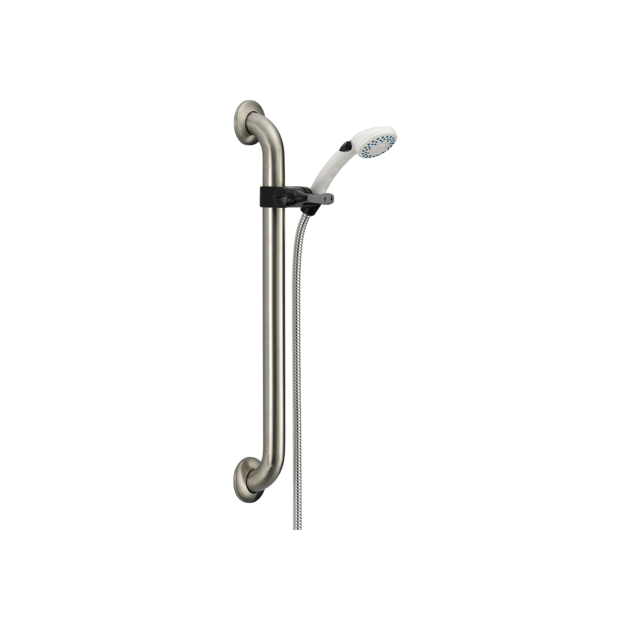 DELTA ADJUSTABLE SLIDE BAR / GRAB BAR 2-SETTING HAND SHOWER