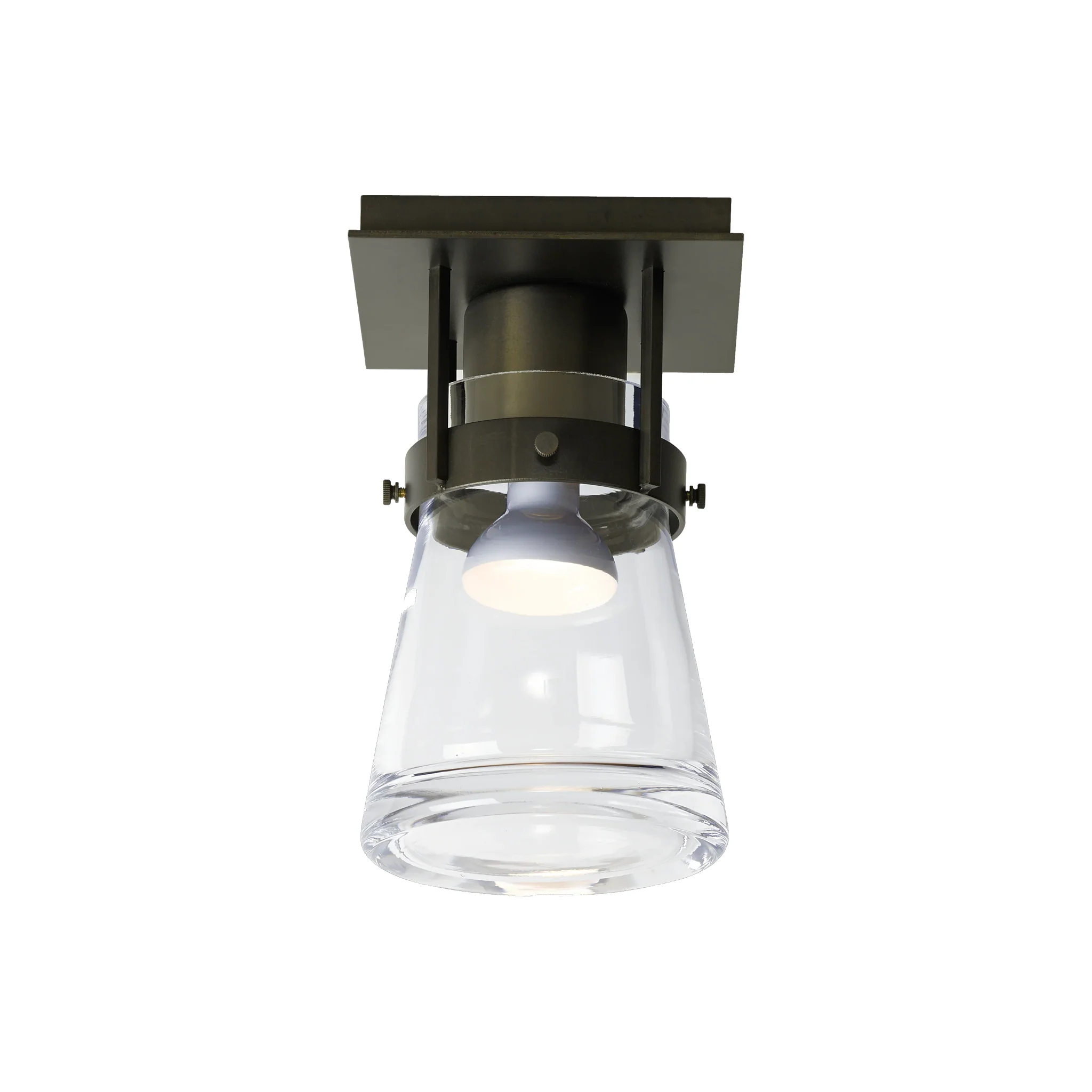 ERLENMEYER 1-LIGHT SEMI-FLUSH LIGHT