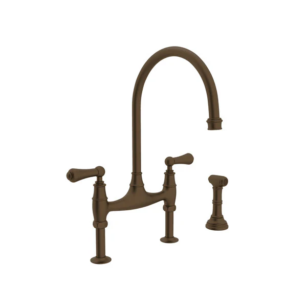 GEORGIAN ERA BRIDGE KITCHEN FAUCET WITH SIDESPRAY - Image 2