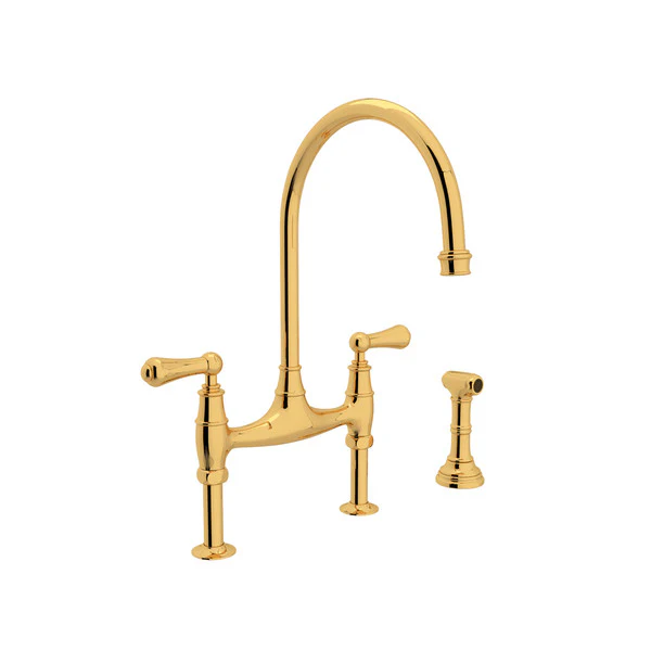 GEORGIAN ERA BRIDGE KITCHEN FAUCET WITH SIDESPRAY - Image 3