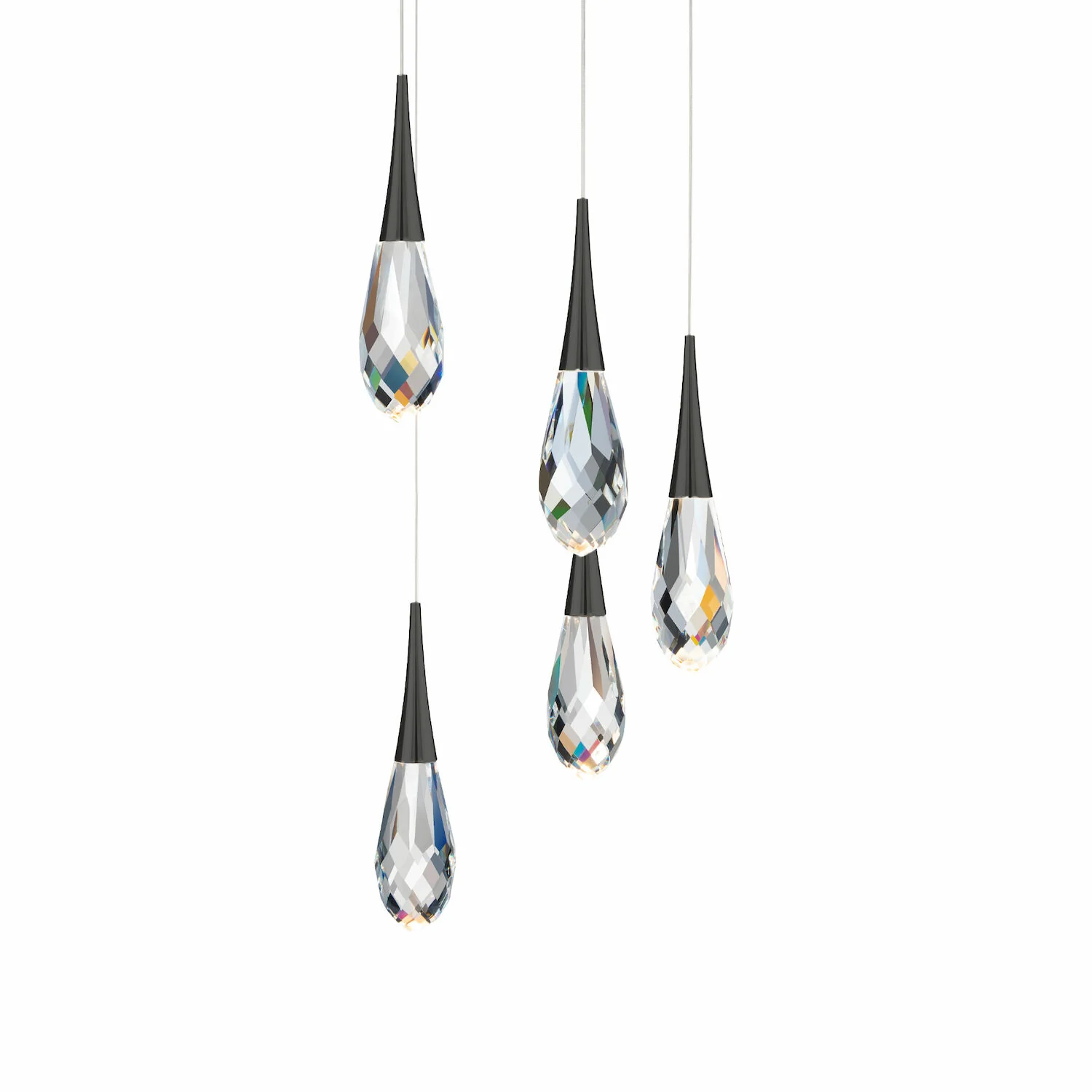 HIBISCUS 5 LIGHT LED MULTI-LIGHT PENDANT - Image 3