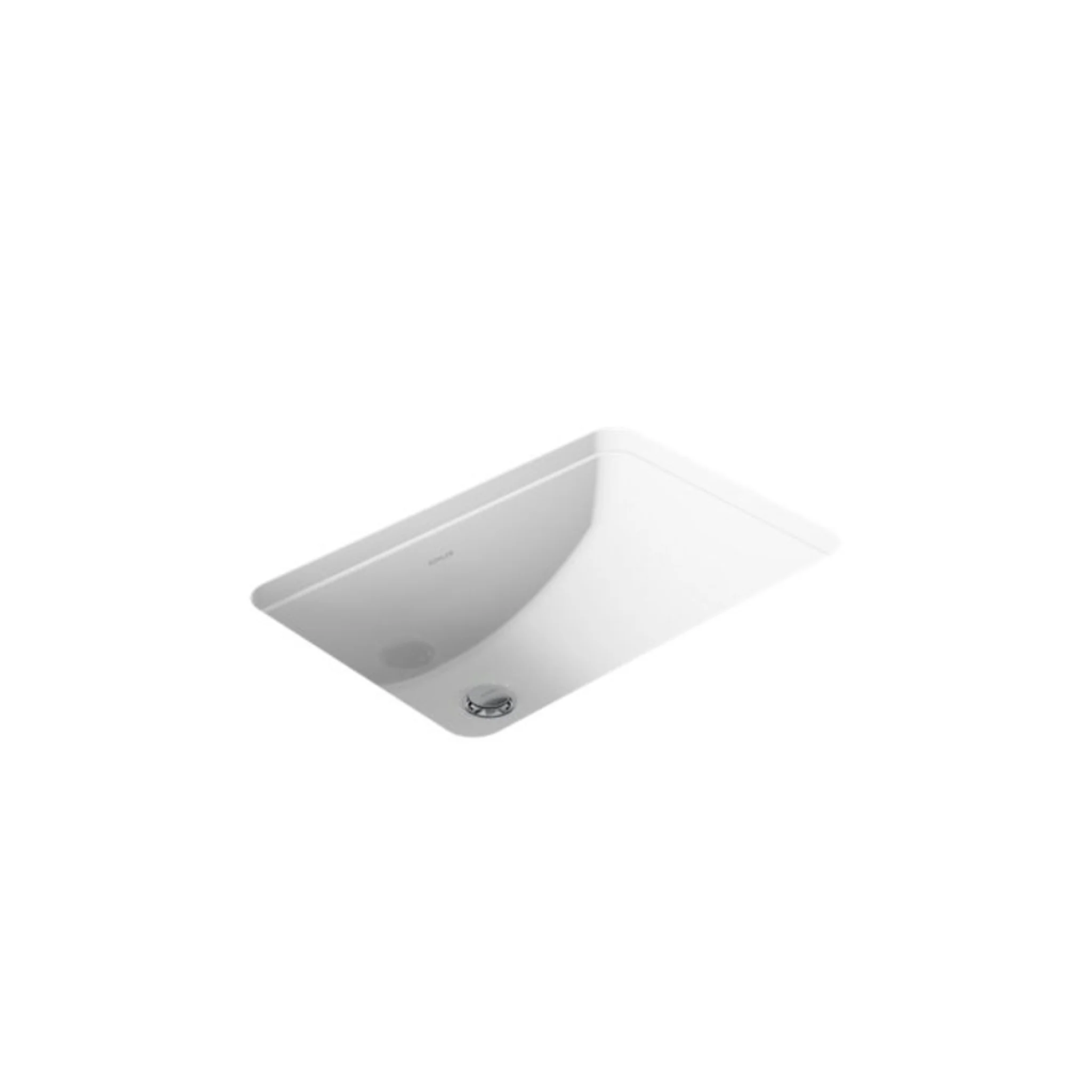 LADENA® 21-INCH UNDERMOUNT BATHROOM SINK WITH GLAZED UNDERSIDE