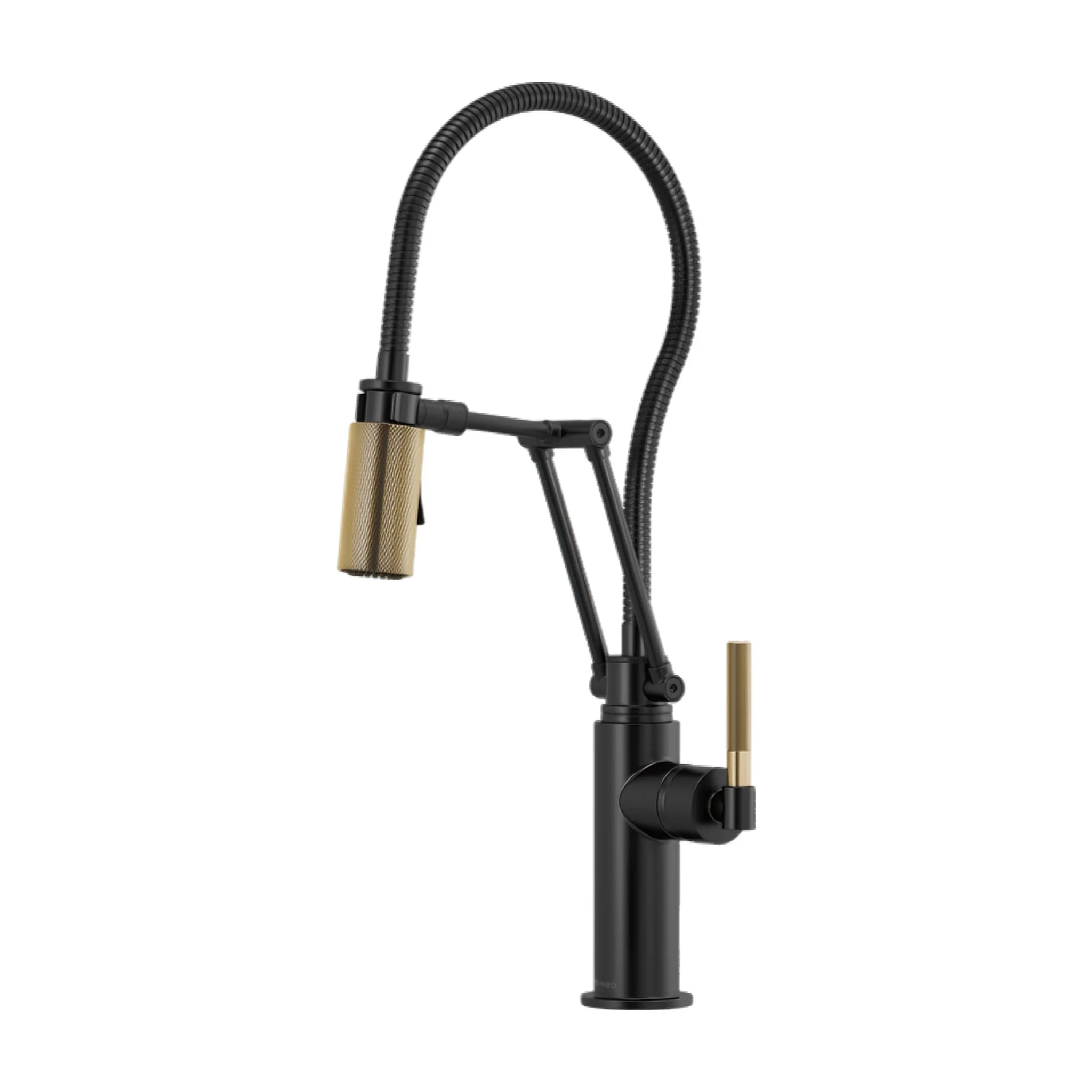LITZE® ARTICULATING FAUCET WITH FINISHED HOSE