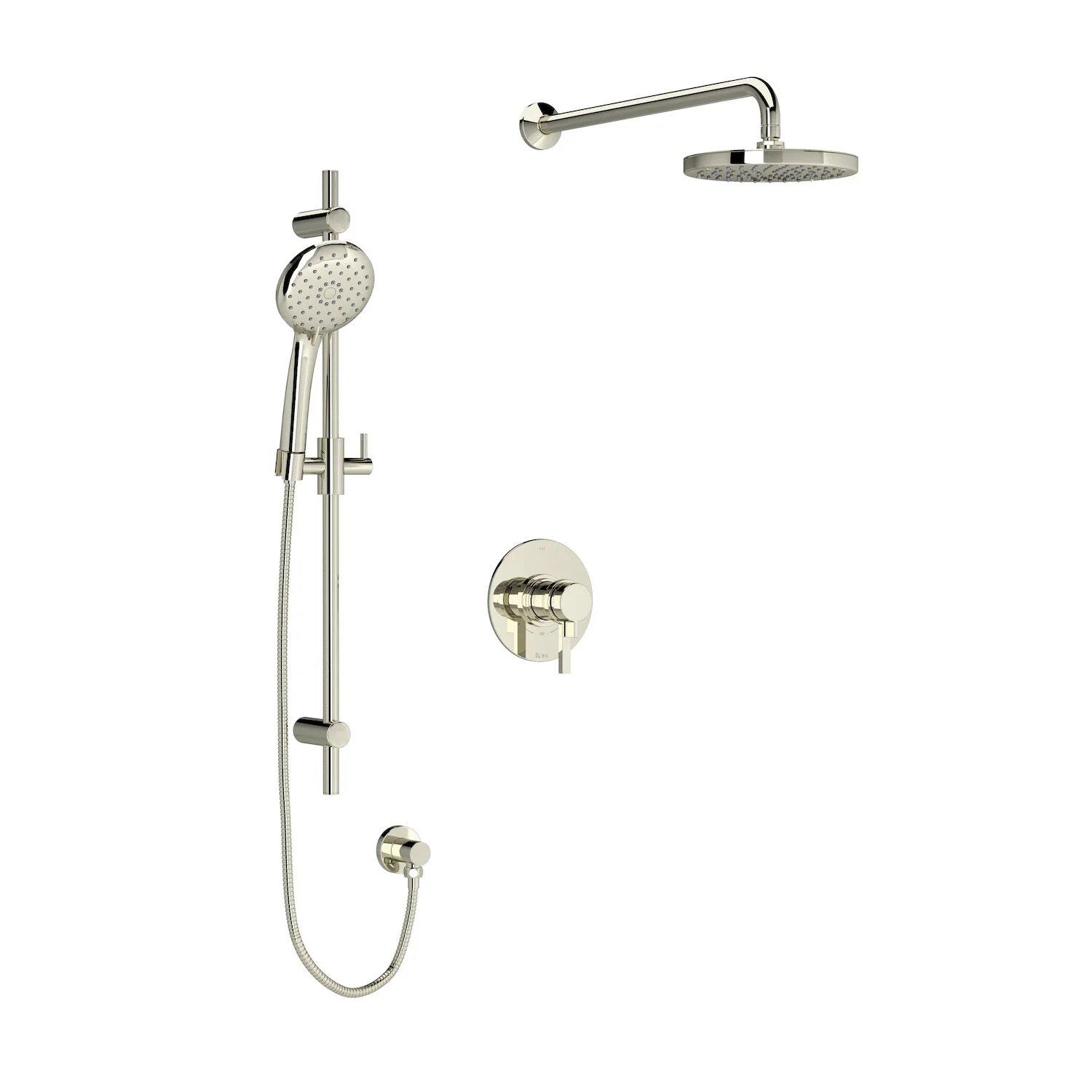 LOMBARDIA 1/2" THERMOSTATIC & PRESSURE BALANCE 3 FUNCTION SYSTEM TRIM WITH INTEGRATED VOLUME CONTROL - Image 3