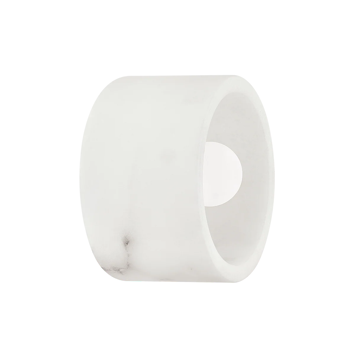 LORIS 6.25" ONE LIGHT ALABASTER FLUSH MOUNT - Image 3
