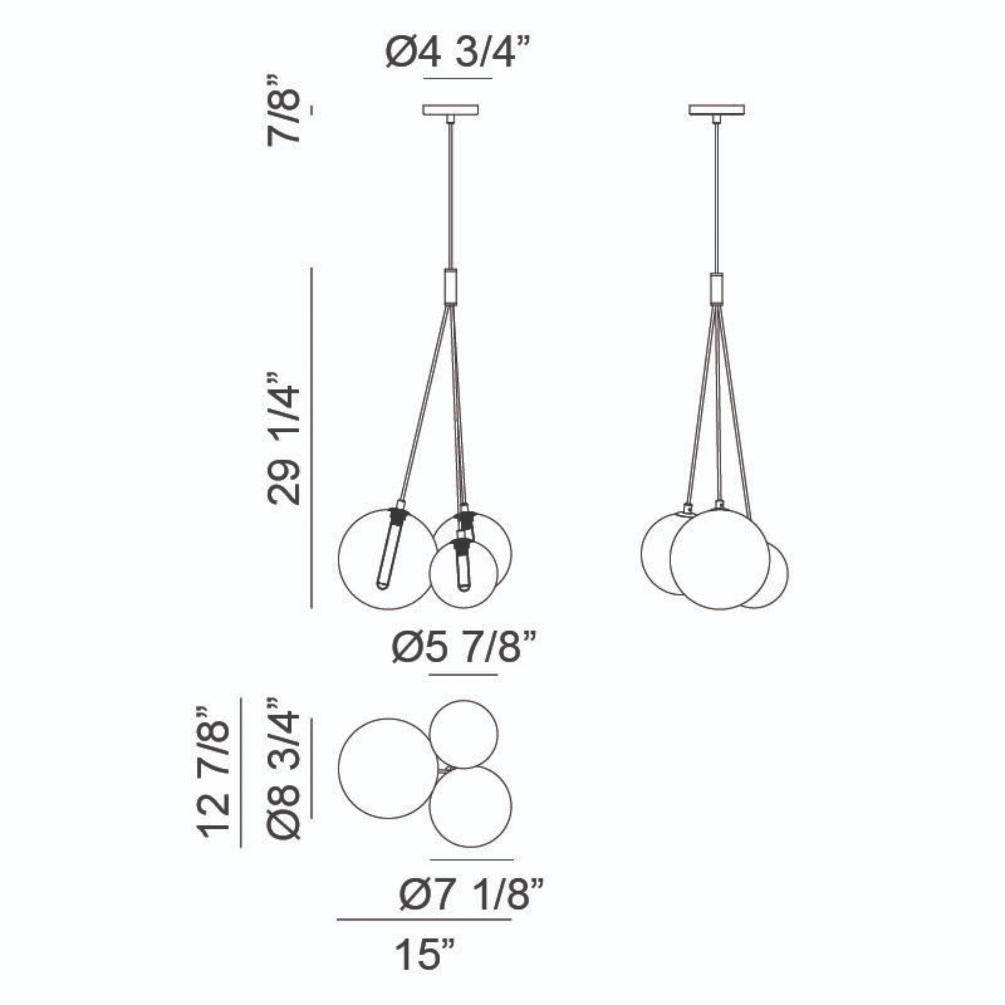 MAGMA LED CHANDELIER (MULTIPLE SIZES) - Image 6