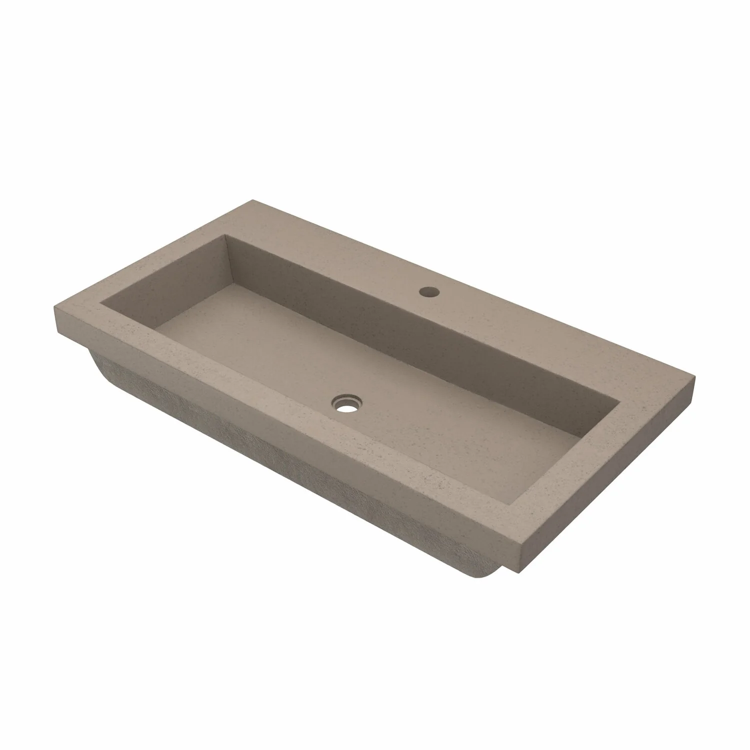 NATIVESTONE® TROUGH 3619 36-INCH RECTANGULAR BATHROOM SINK, NSL3619 - Image 2