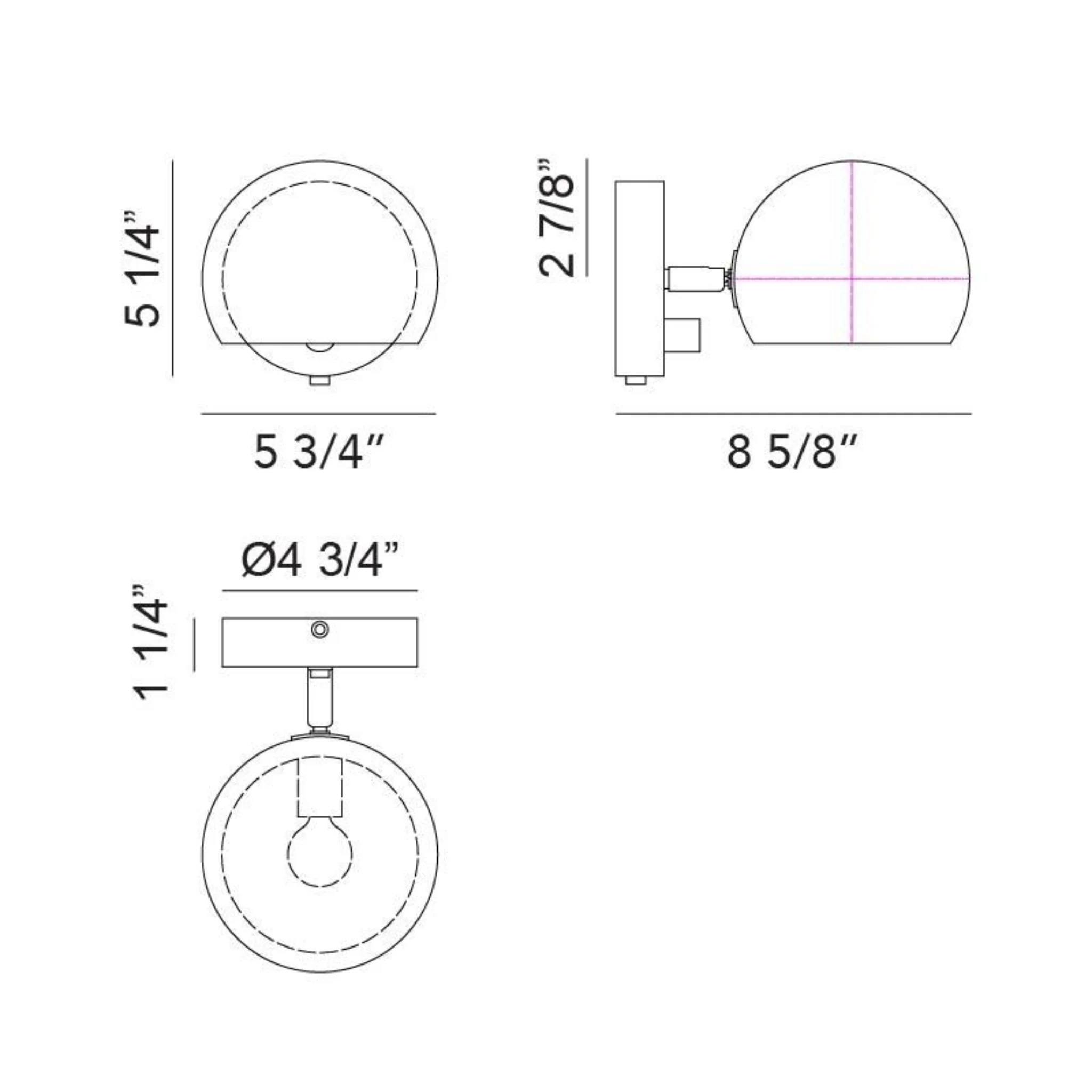 ORB 1-LIGHT WALL SCONCE - Image 7