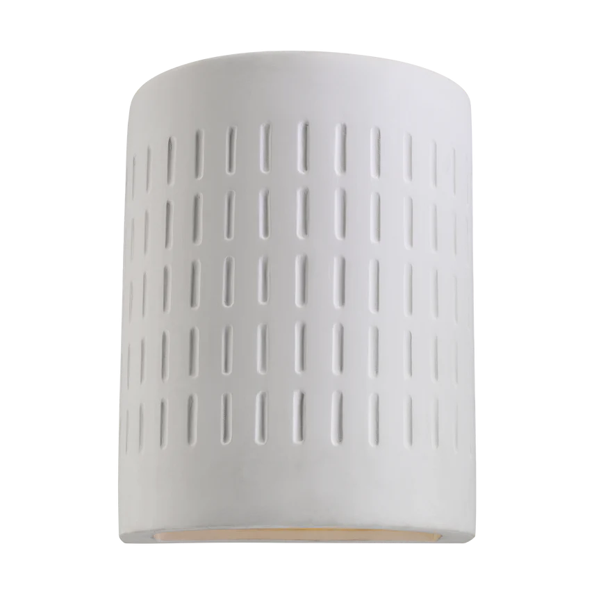 PAINTABLE CERAMIC OUTDOOR WALL LANTERN