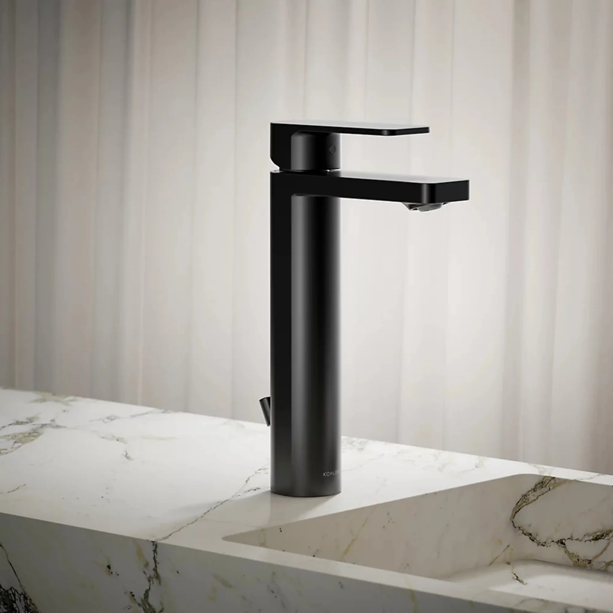 PARALLEL TALL SINGLE-HANDLE BATHROOM SINK FAUCET - Image 2