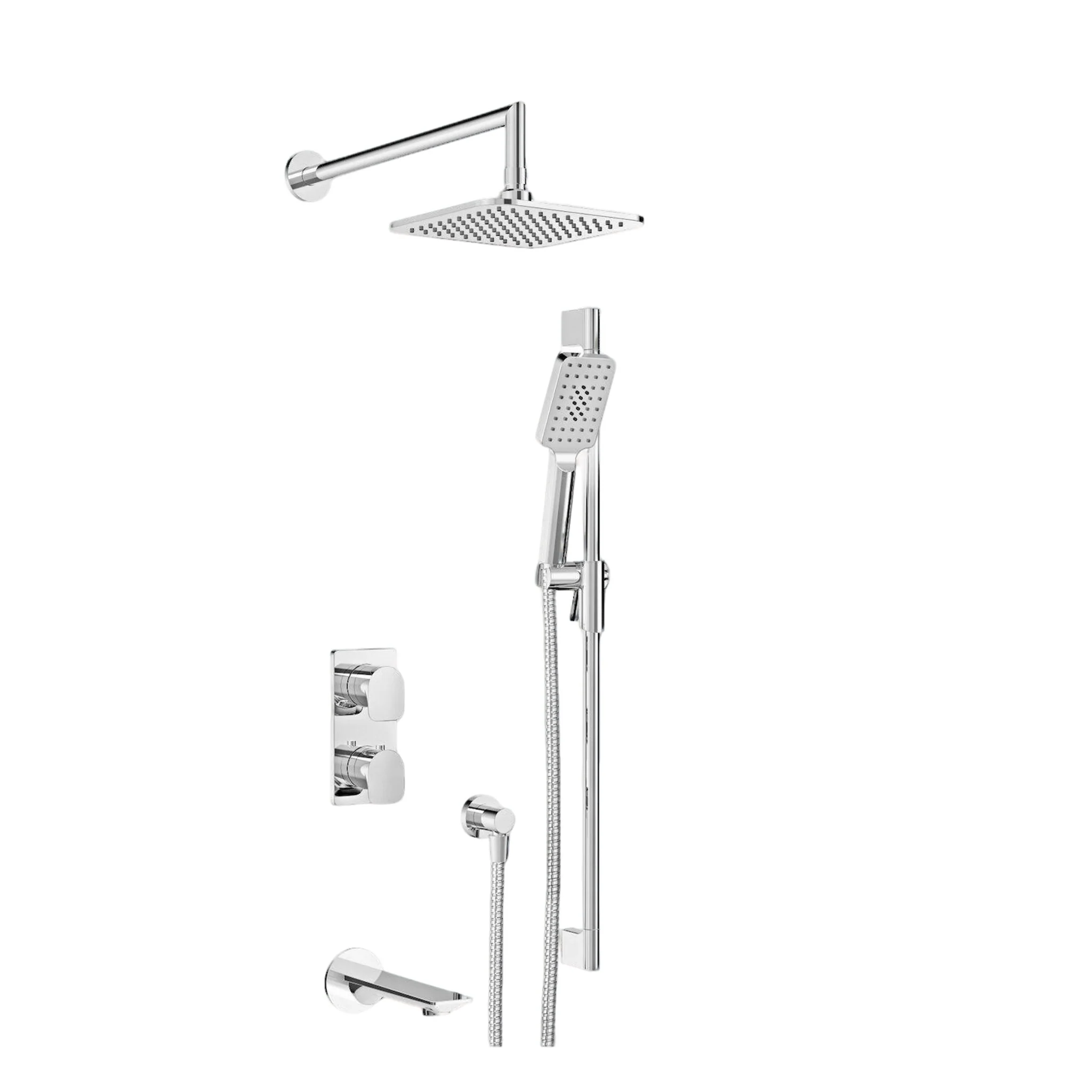 PETITE B04 COMPLETE 3-FUNCTION THERMOSTATIC PRESSURE BALANCED SHOWER TRIM KIT ONLY - Image 2