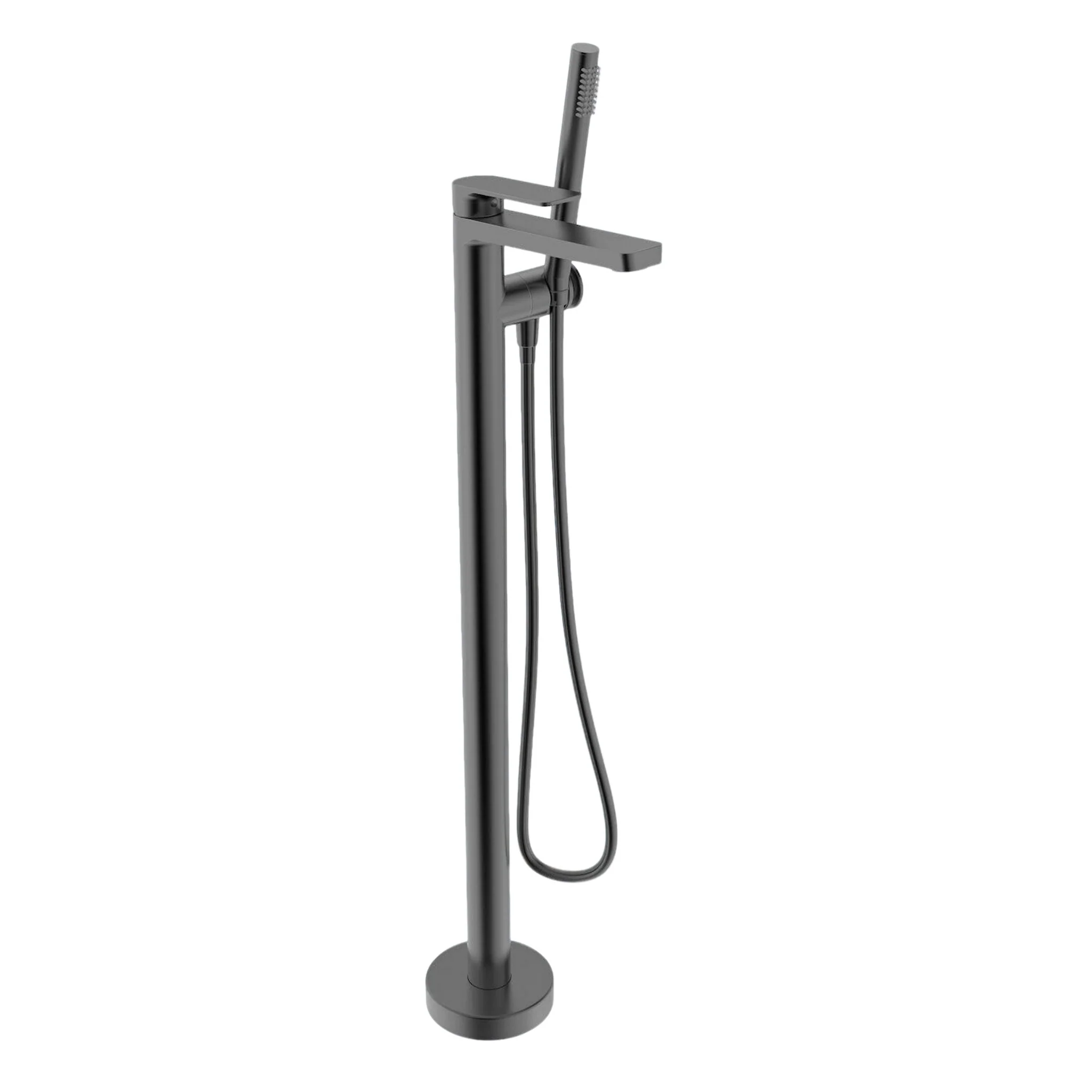 PETITE B04 FLOOR-MOUNTED TUB FILLER WITH HAND SHOWER - Image 2