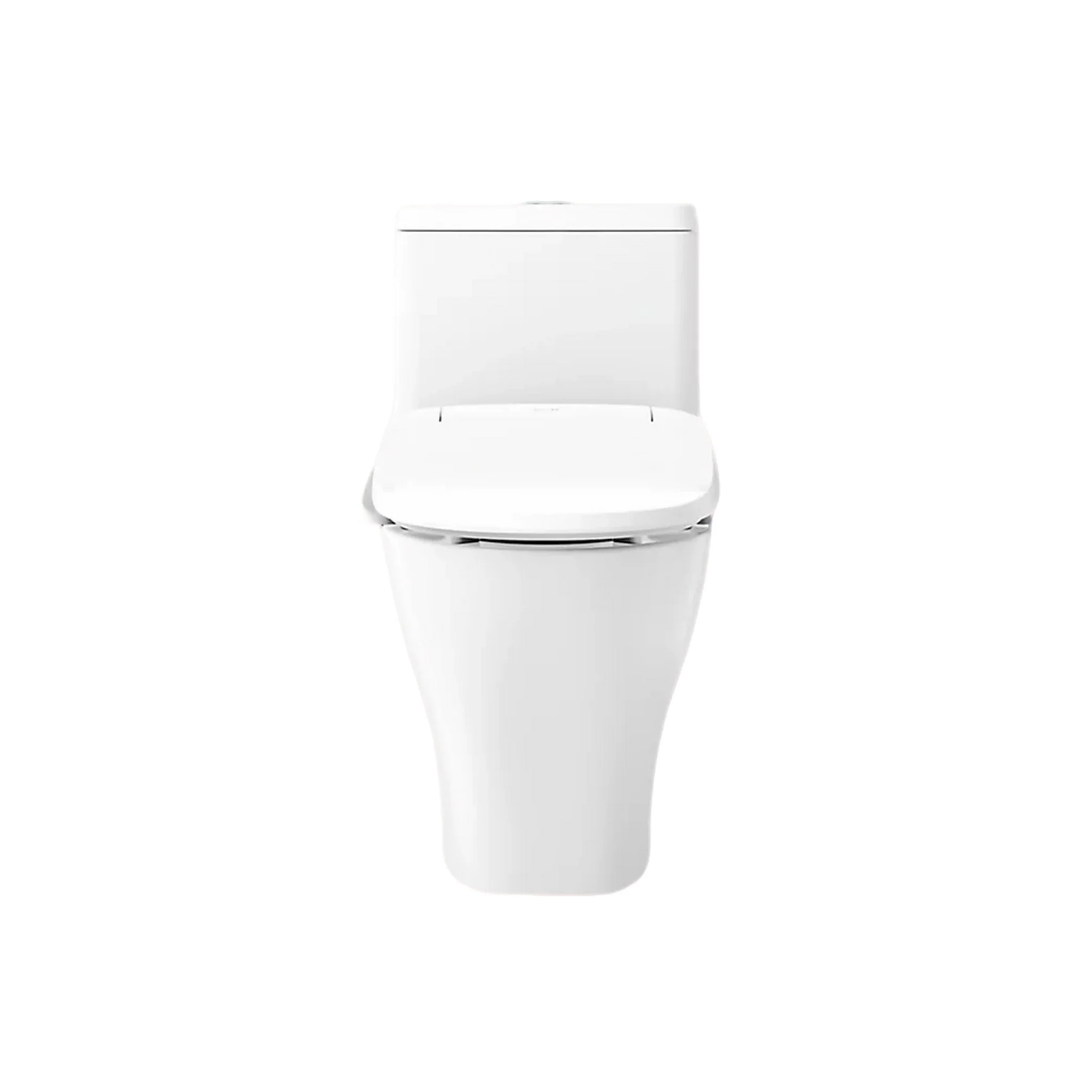 REACH CURV HIDDEN CORD ONE-PIECE COMPACT ELONGATED TOILET WITH SKIRTED TRAPWAY AND DUAL-FLUSH - Image 4