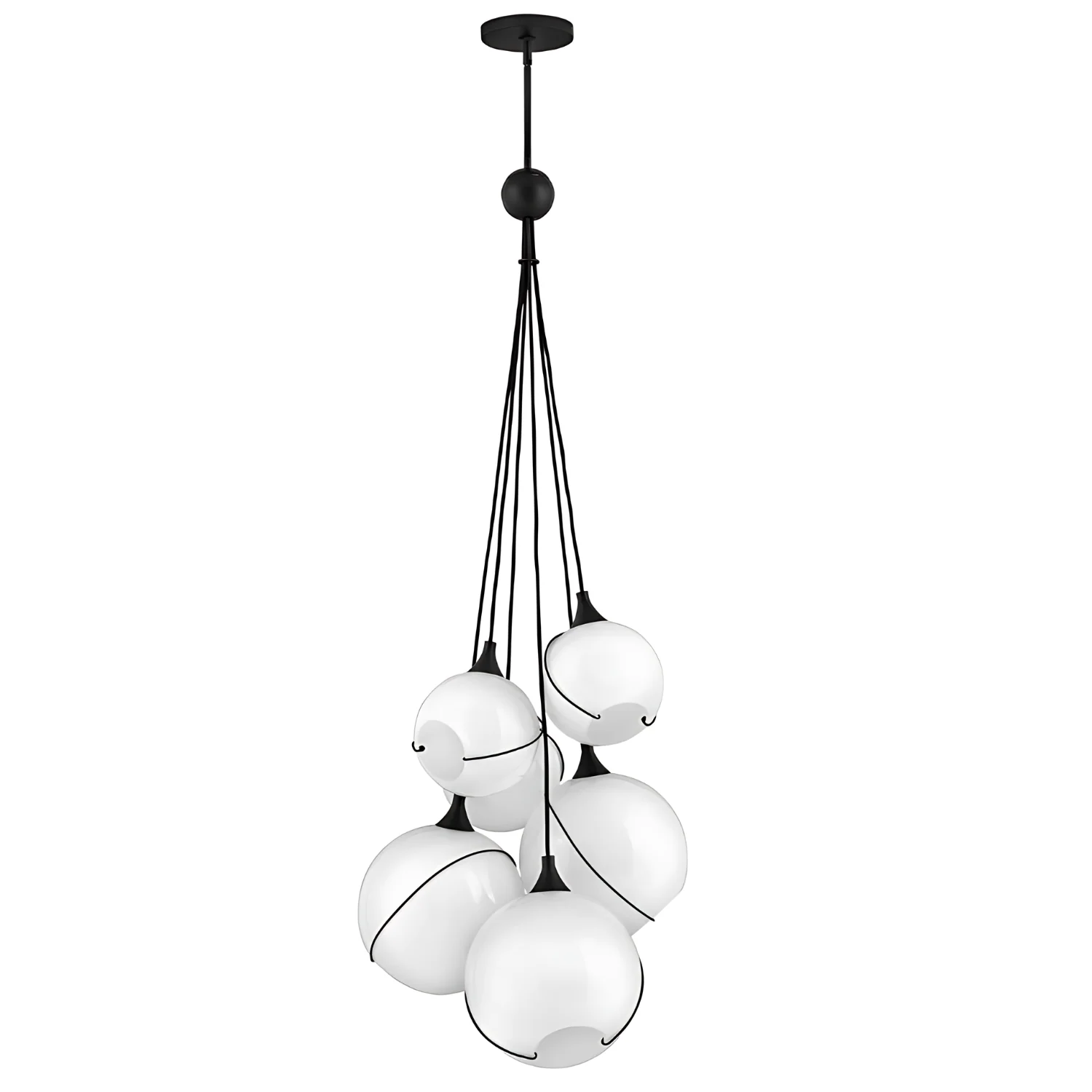 SKYE SIX LIGHT CLUSTER CHANDELIER - Image 2