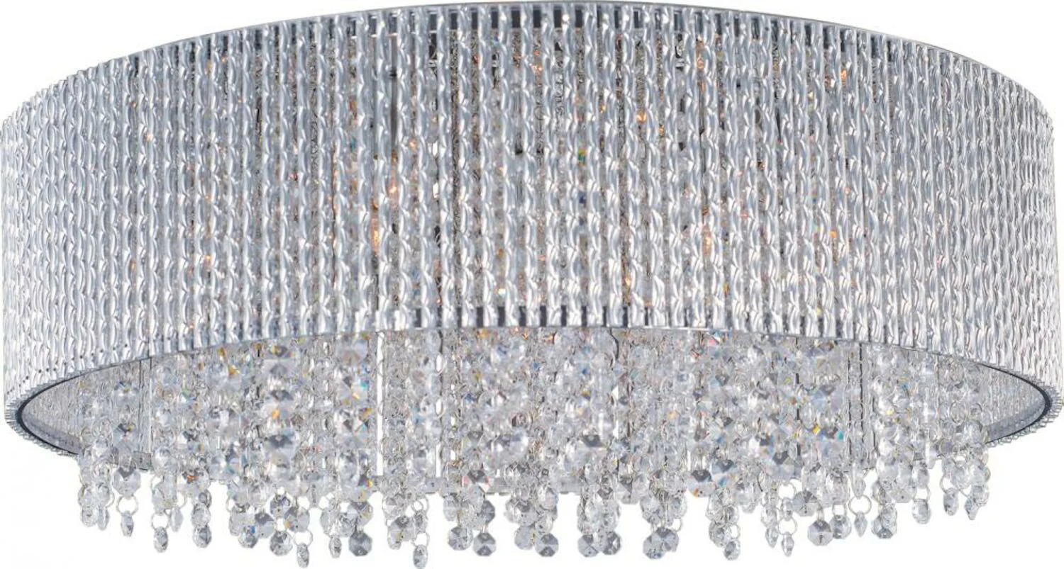 SPIRAL 10-LIGHT FLUSH MOUNT