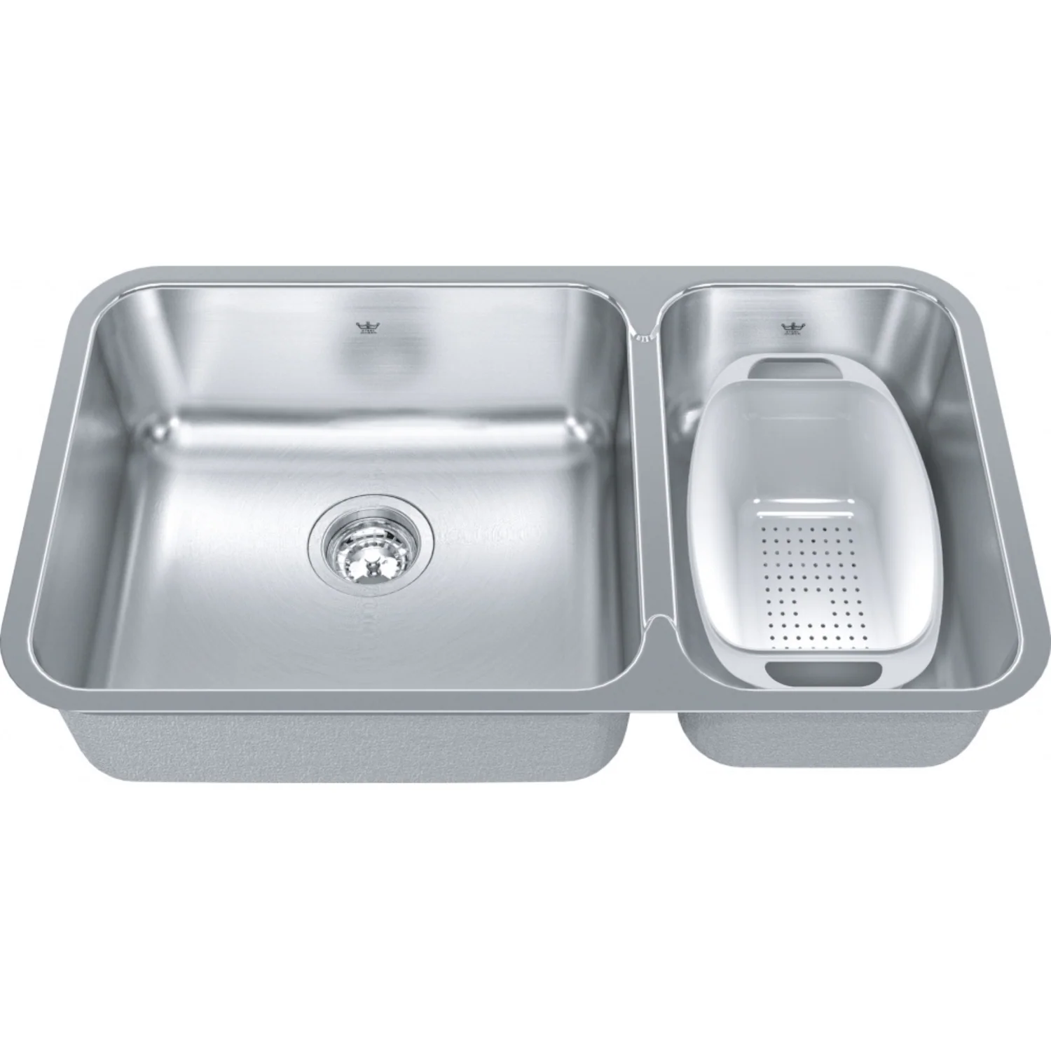 STEEL QUEEN UNDERMOUNT DOUBLE BOWL STAINLESS STEEL KITCHEN SINK - Image 5