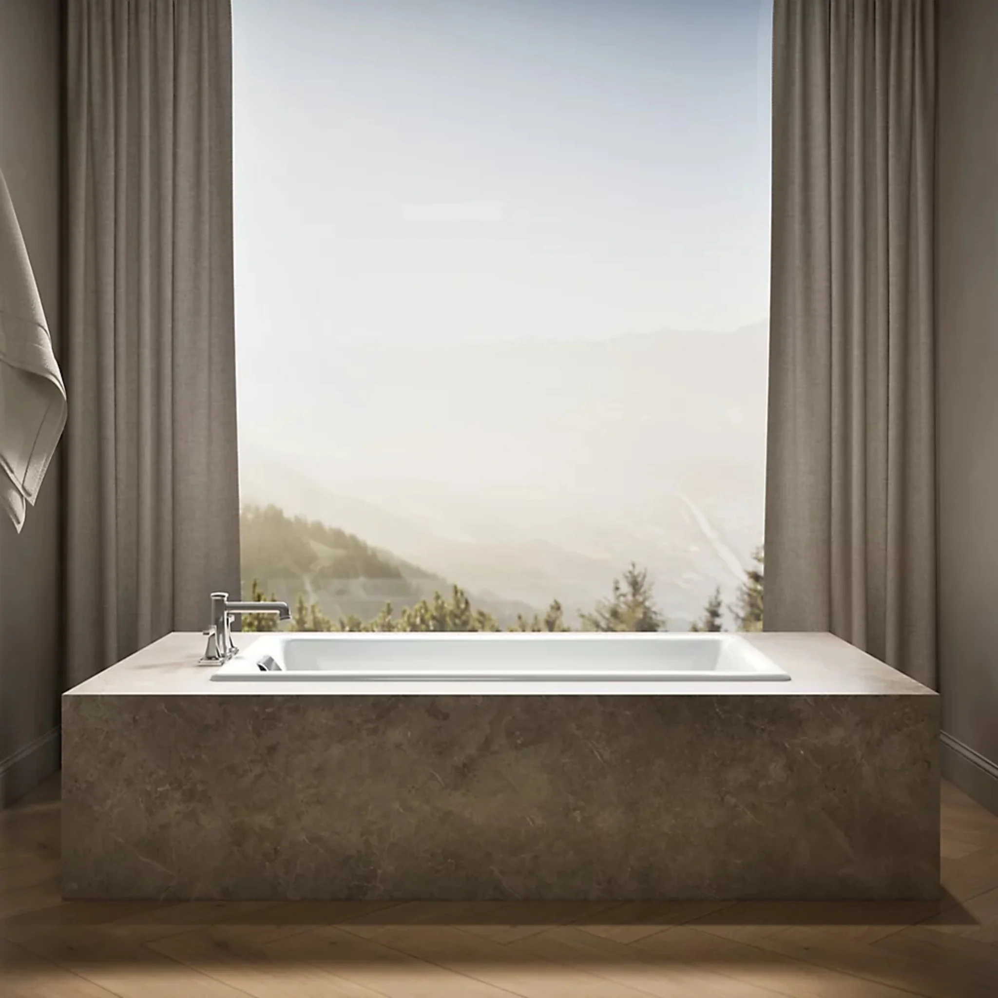TEA-FOR-TWO 60 X 32 INCHES DROP-IN BATHTUB - Image 29