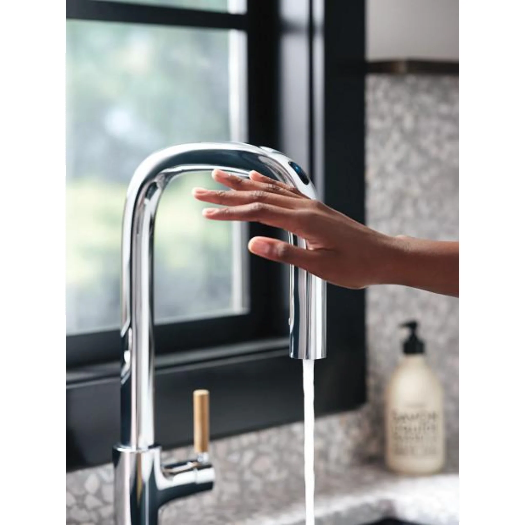 TENON ONE-HANDLE HIGH ARC PULLDOWN KITCHEN FAUCET WITH MOTION CONTROL - Image 2