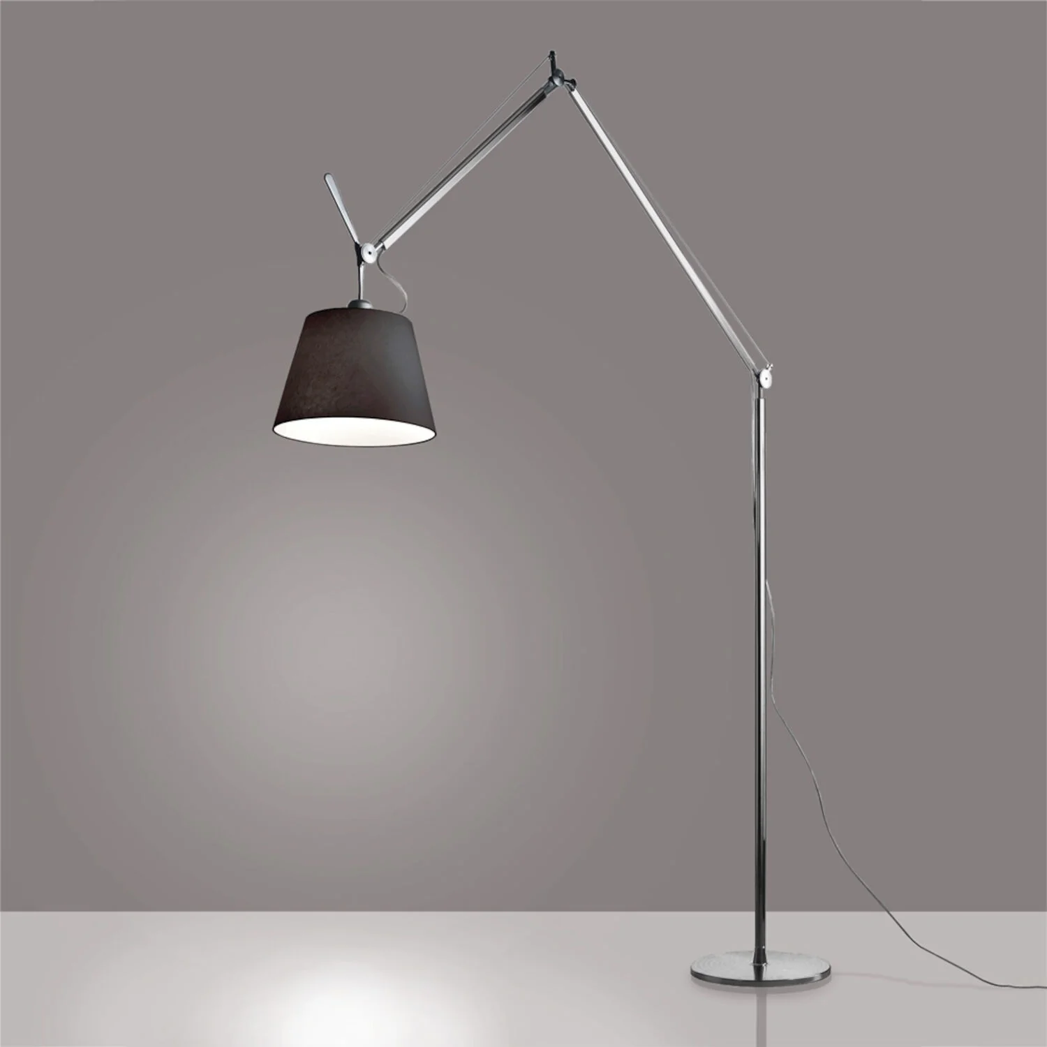 TOLOMEO MEGA LED FLOOR LAMP WITH 12-INCH DIFFUSER - Image 4