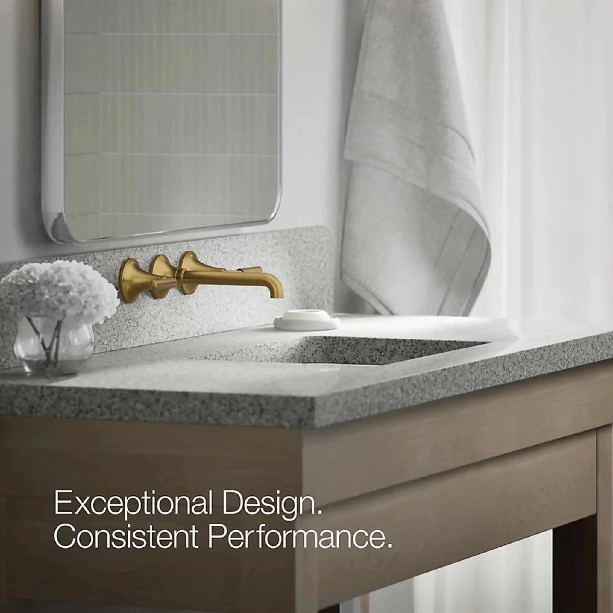 TONE WALL MOUNT BATHROOM SINK FAUCET TRIM - Image 16
