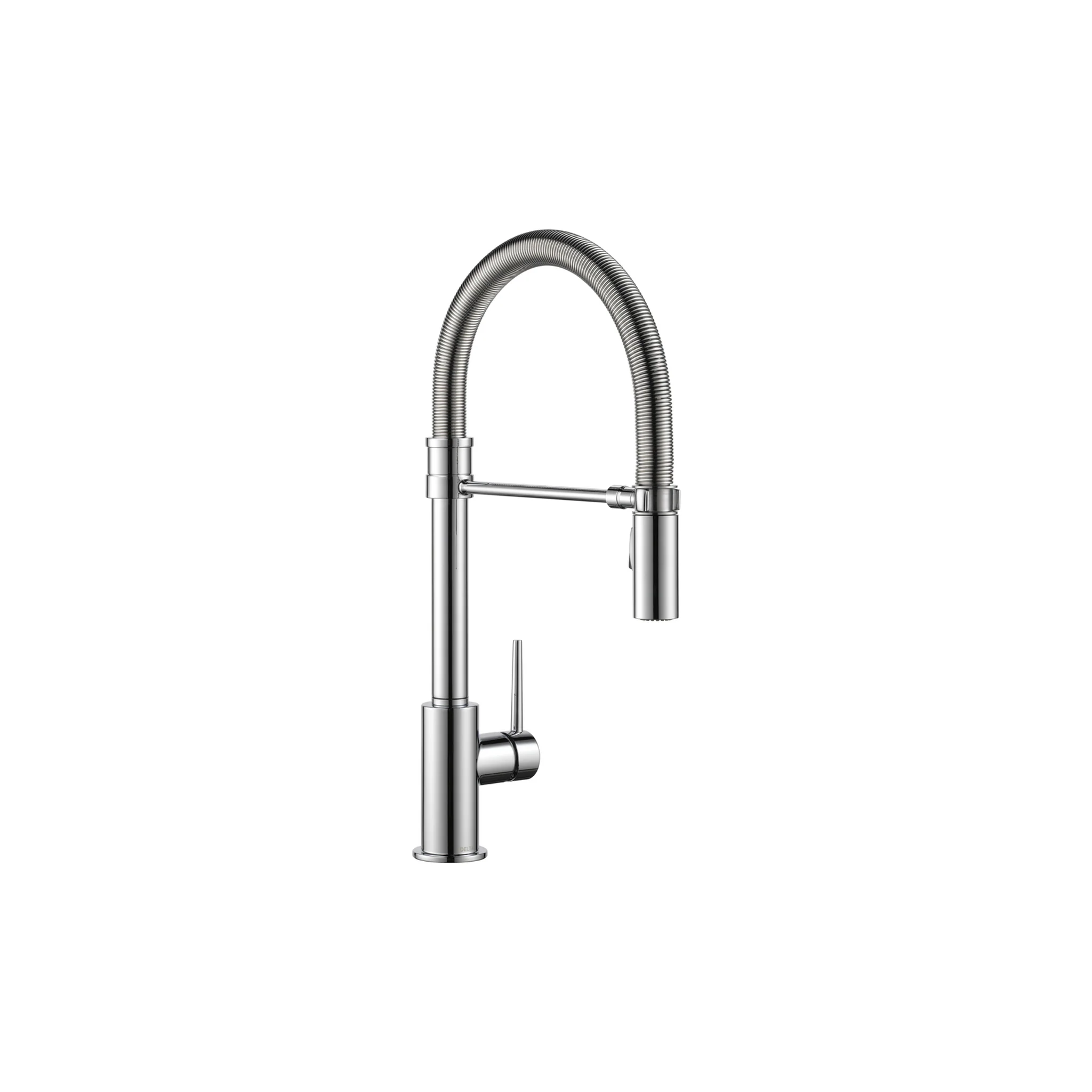 TRINSIC® SINGLE HANDLE PULL DOWN KITCHEN FAUCET WITH SPRING SPOUT
