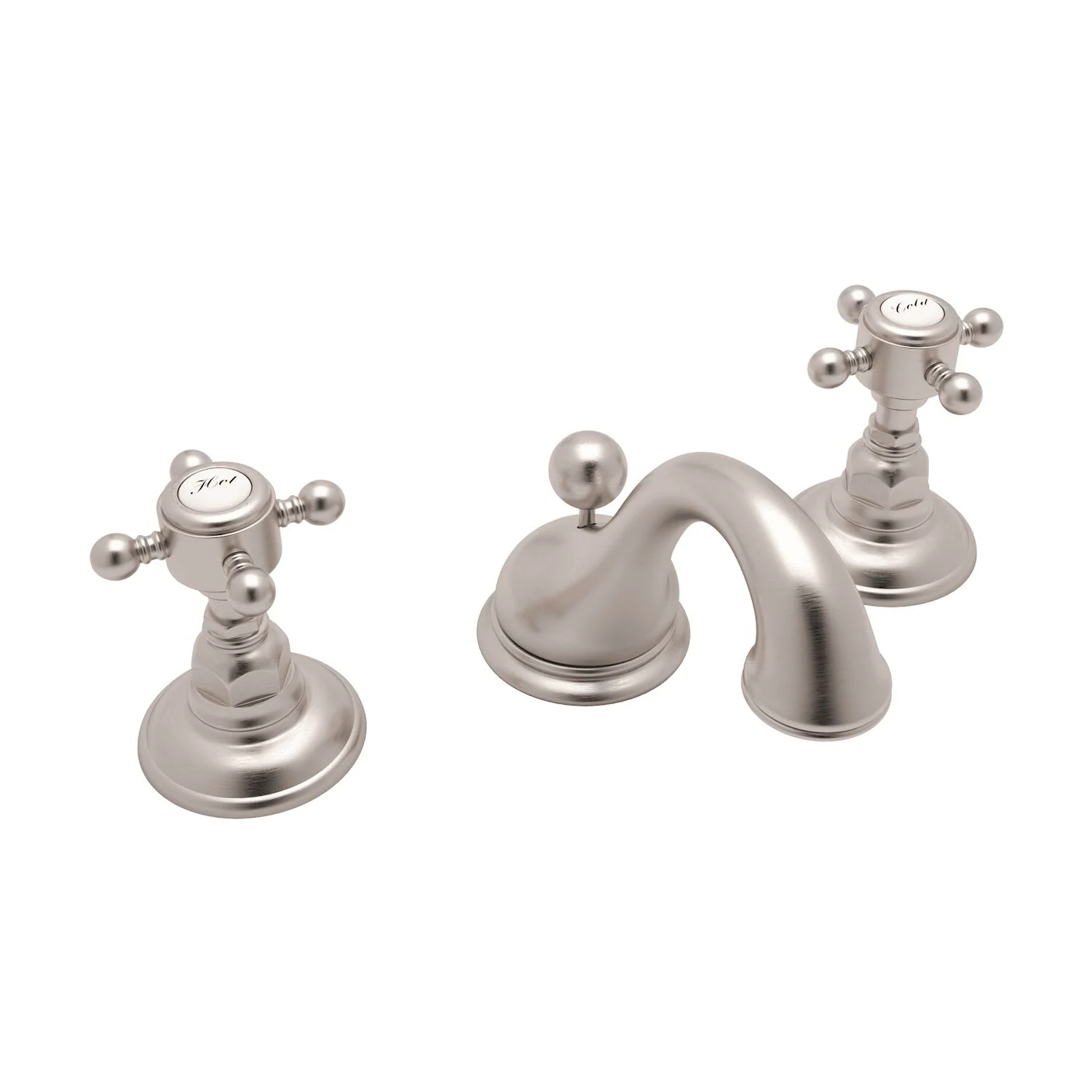 VIAGGIO® WIDESPREAD LAVATORY FAUCET WITH LOW SPOUT (CROSS HANDLE) - Image 4