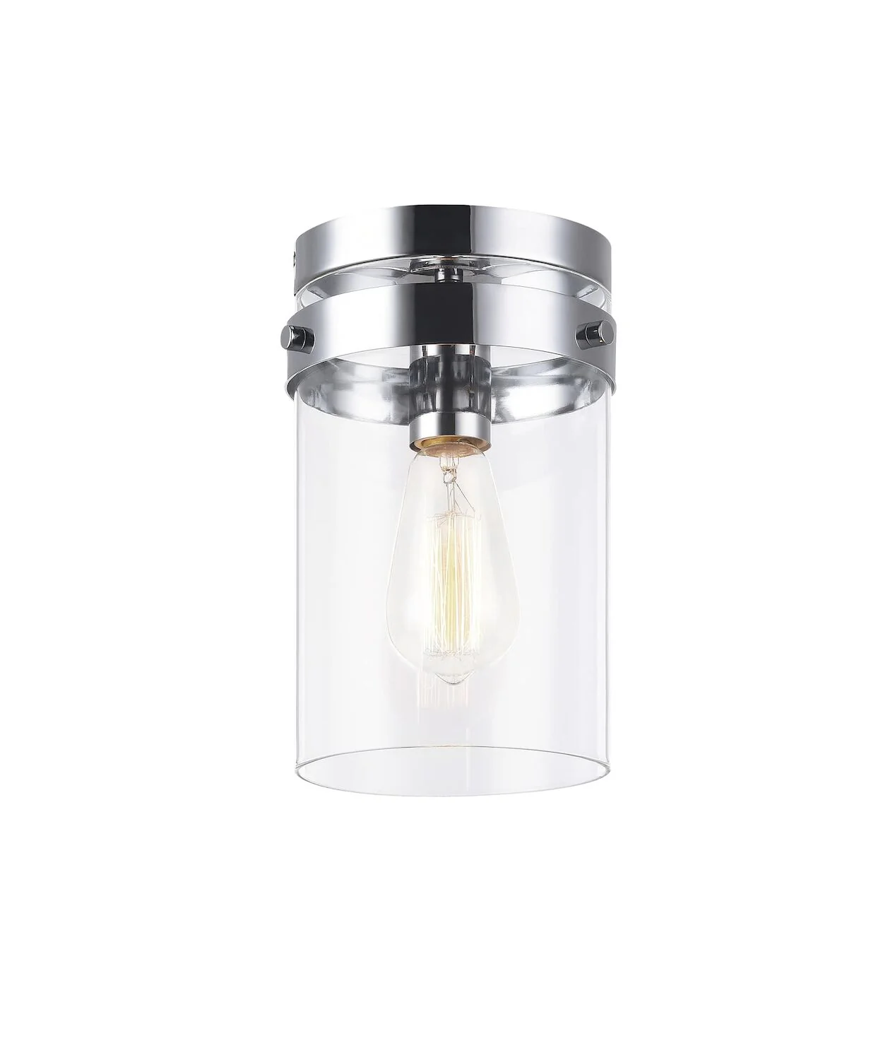 ZALE 1 LIGHT FLUSH MOUNT - Image 2